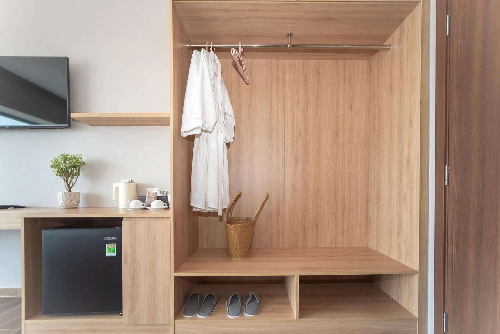 wardrobe in Bamboo Riverside Boutique Hotel