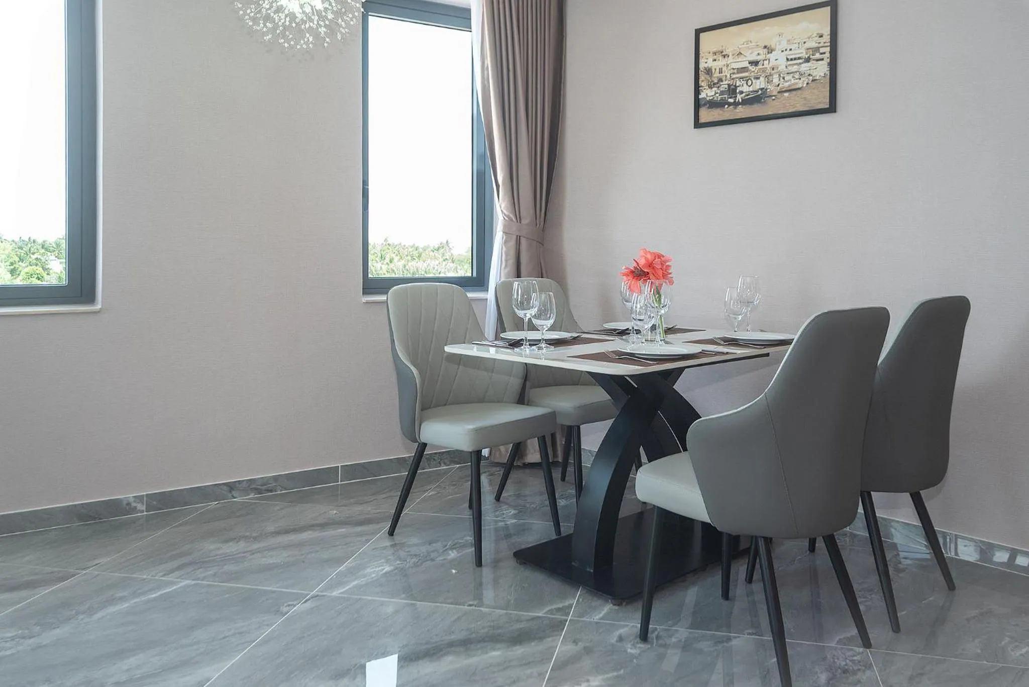 Living room in Bamboo Riverside Boutique Hotel