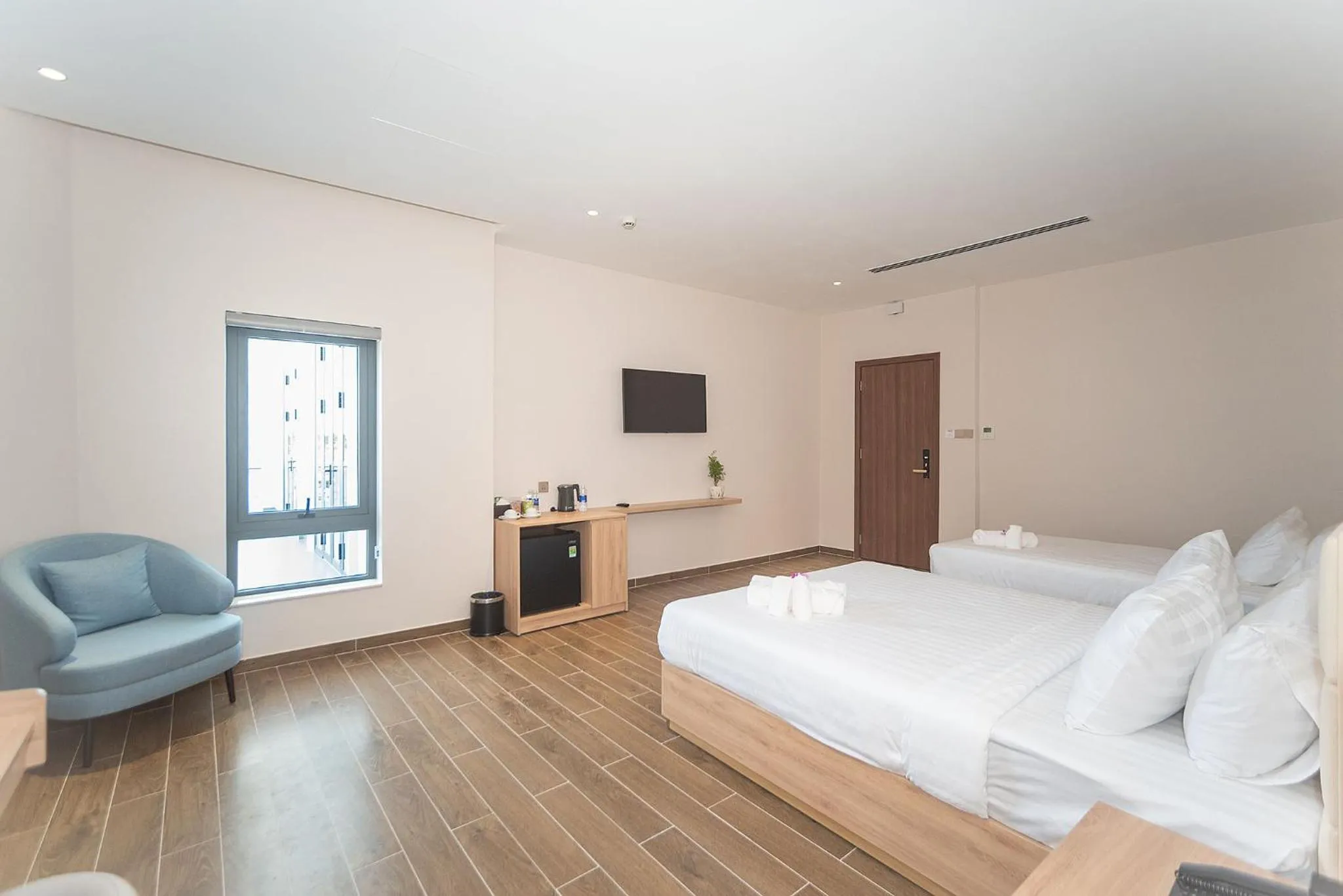 View (from property/room), Bed in Bamboo Riverside Boutique Hotel