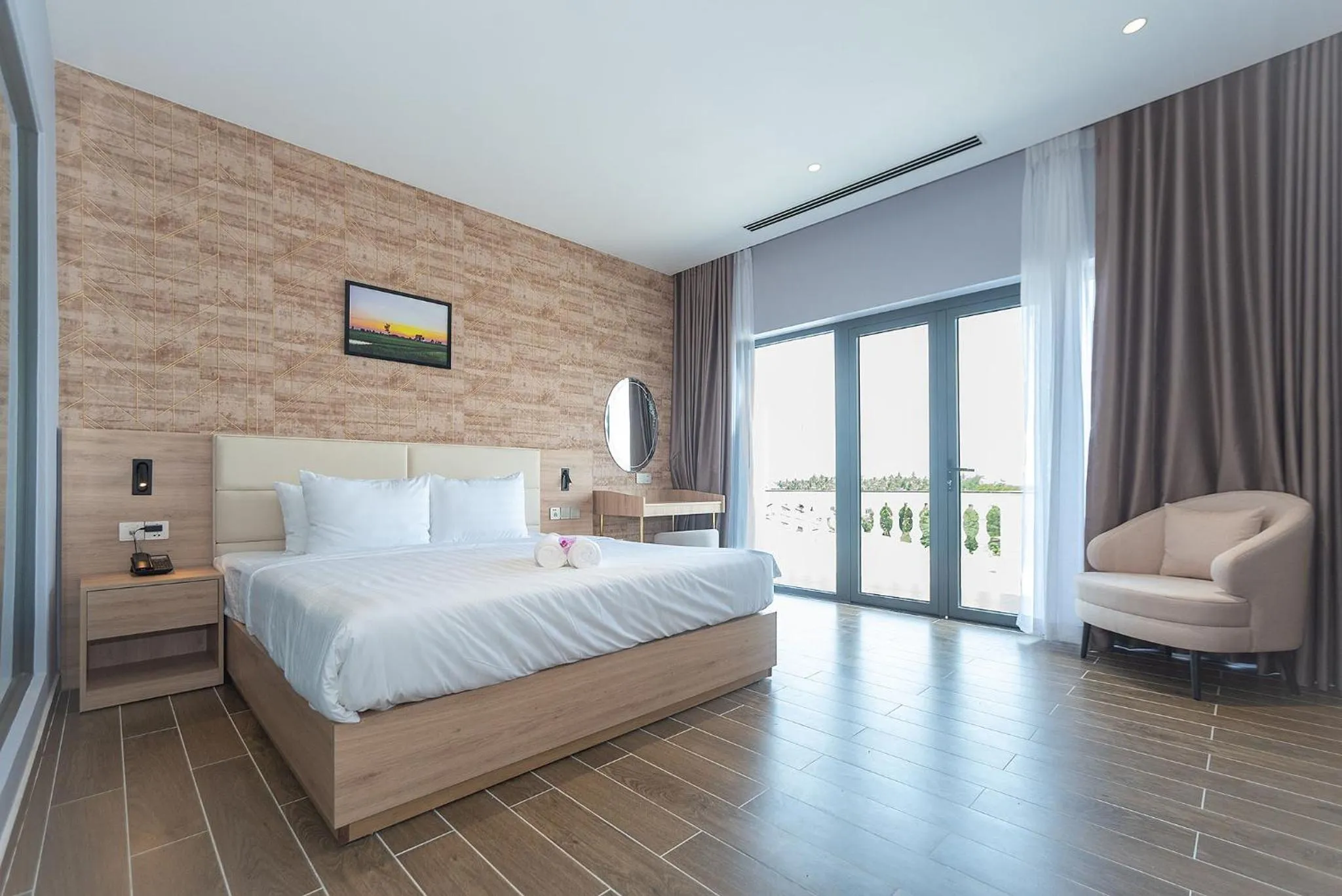 TV and multimedia, Bed in Bamboo Riverside Boutique Hotel