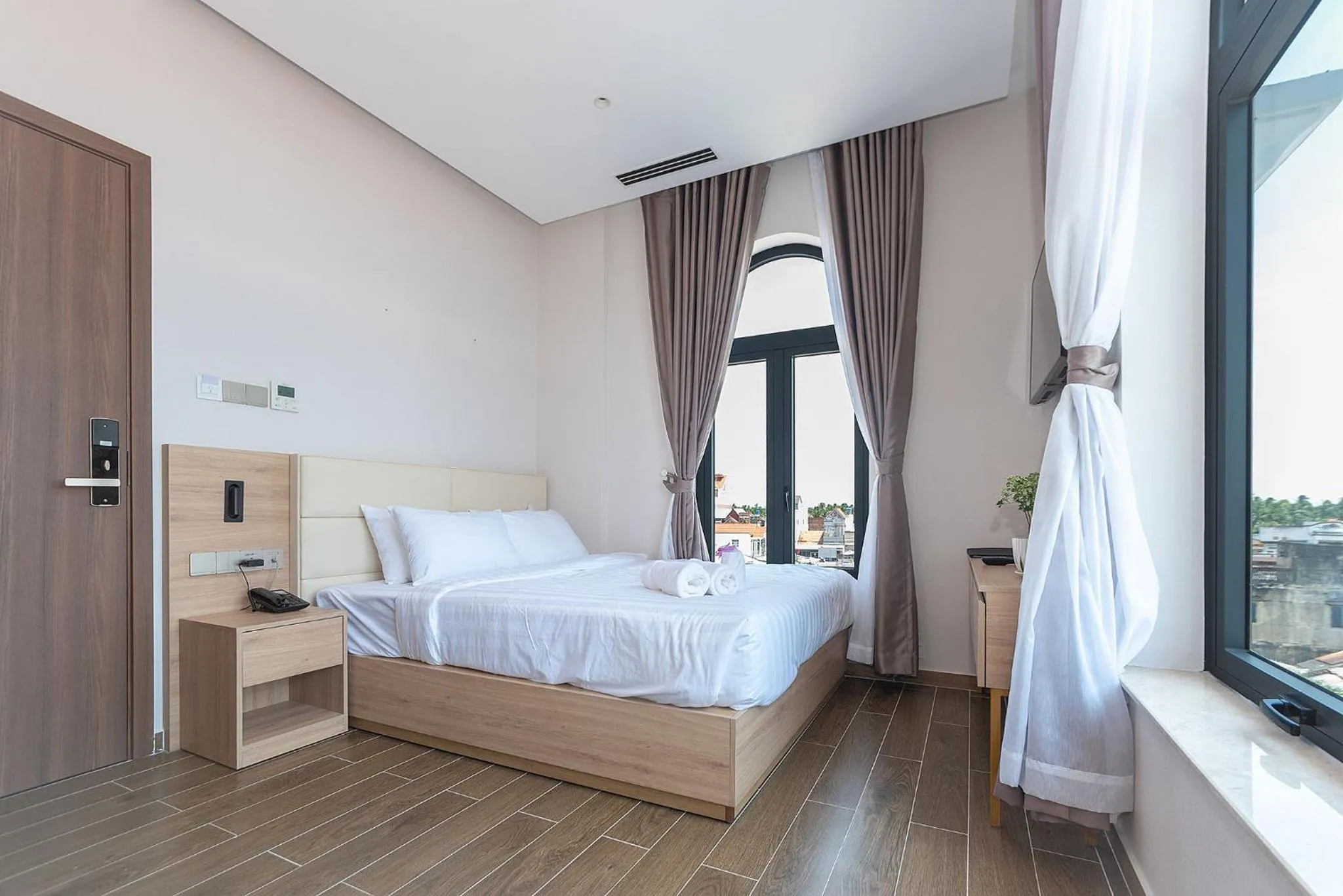 Bed in Bamboo Riverside Boutique Hotel