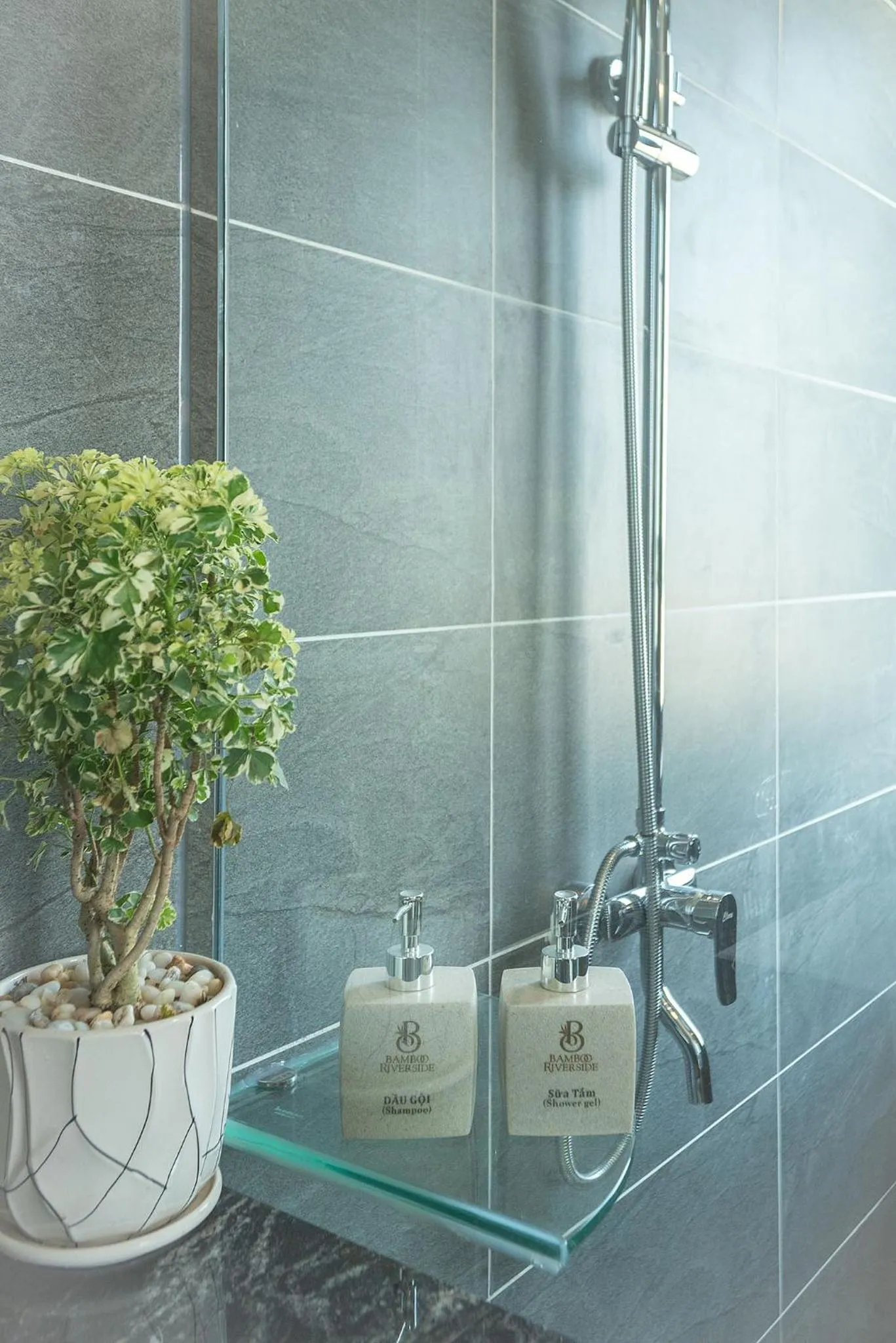 Bathroom in Bamboo Riverside Boutique Hotel