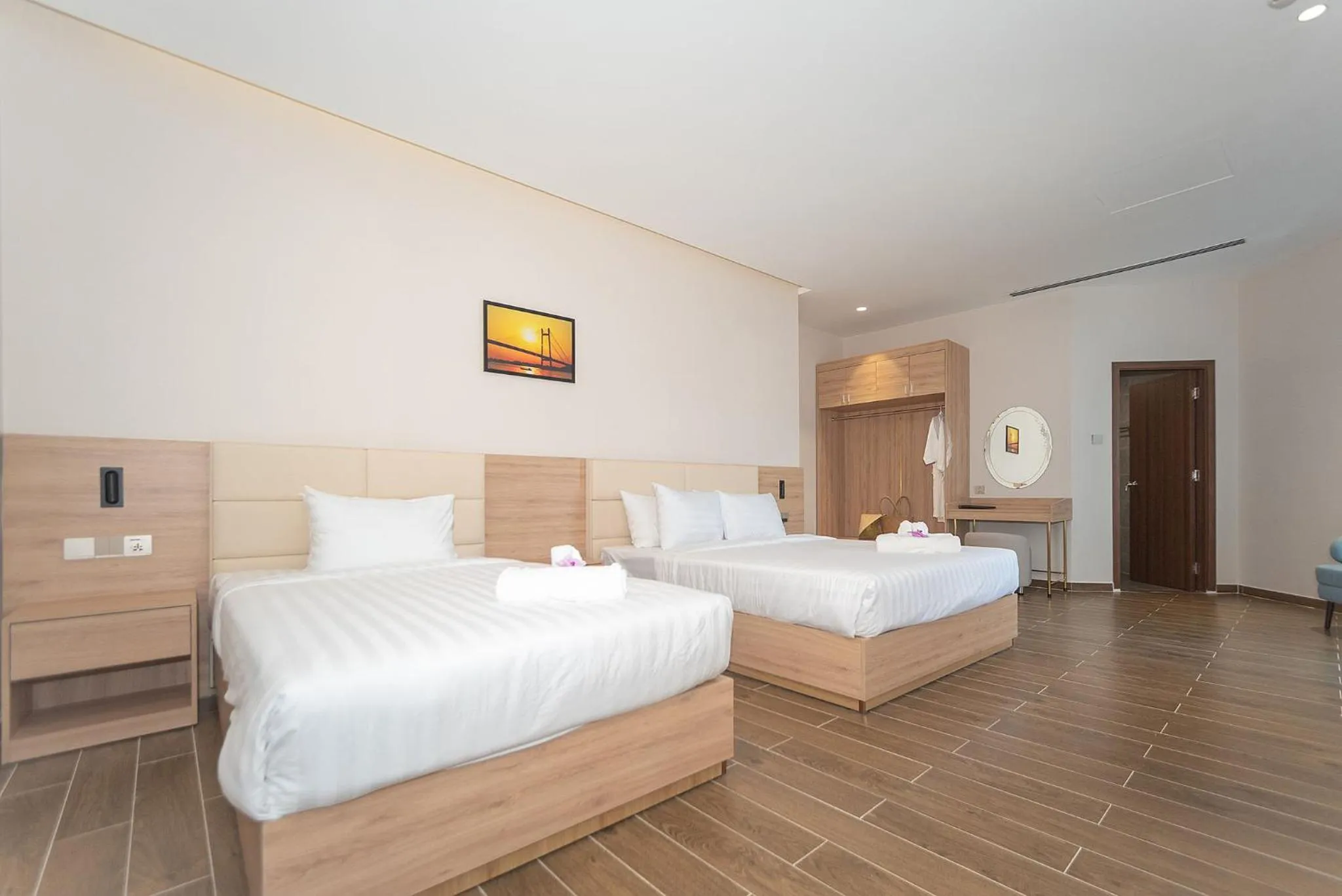 Bed in Bamboo Riverside Boutique Hotel