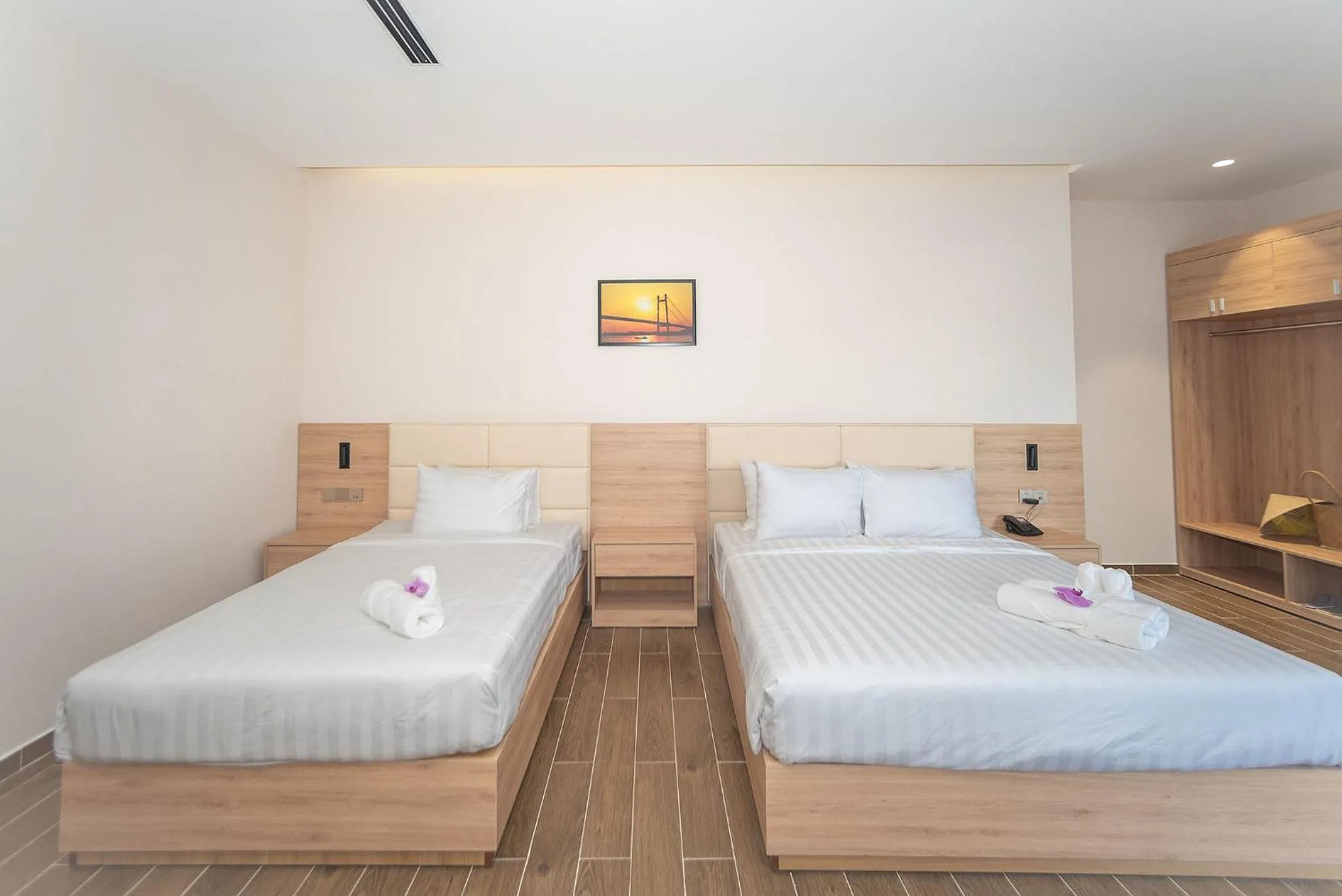 Bed in Bamboo Riverside Boutique Hotel