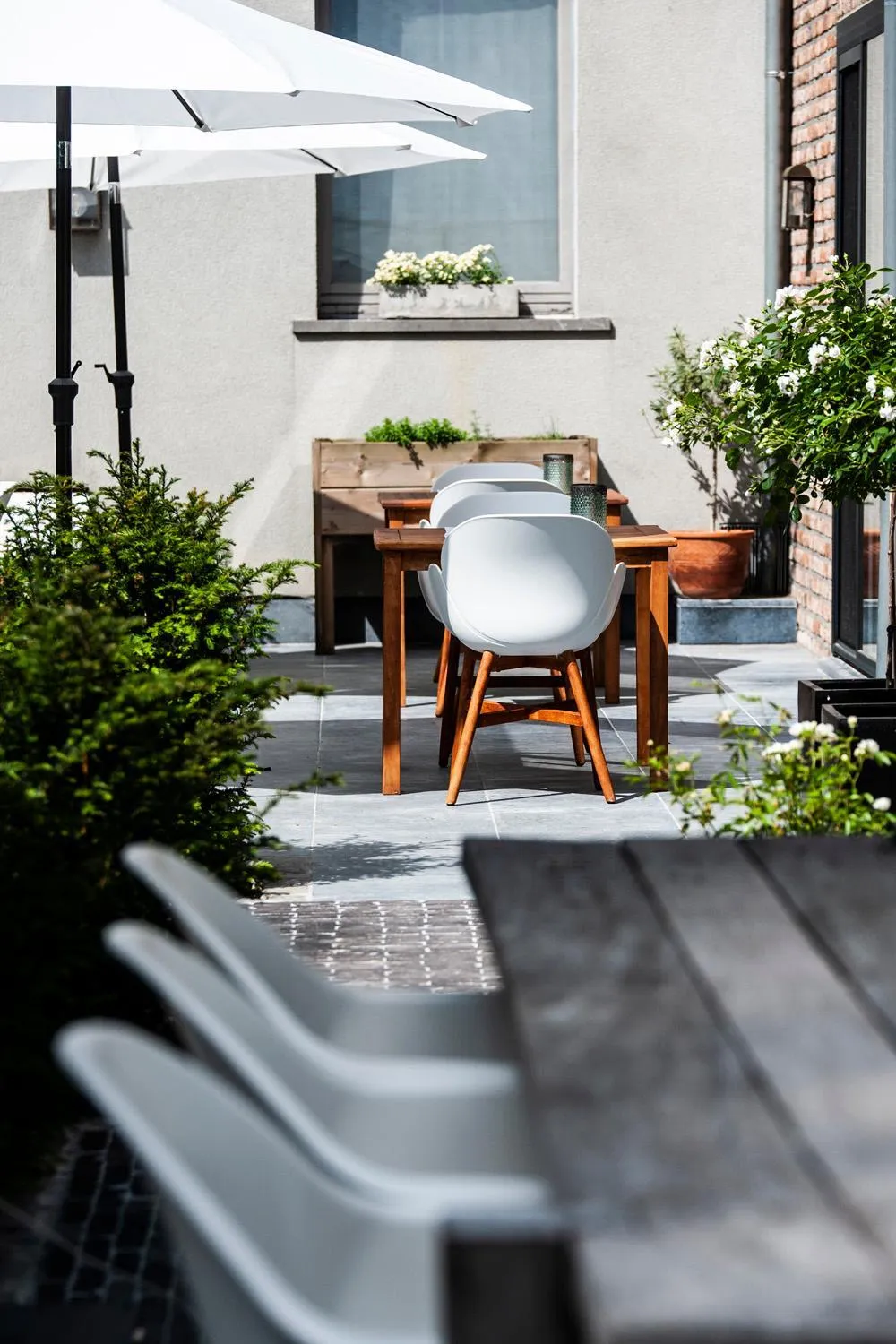 Balcony/Terrace in B&B Scheldekant