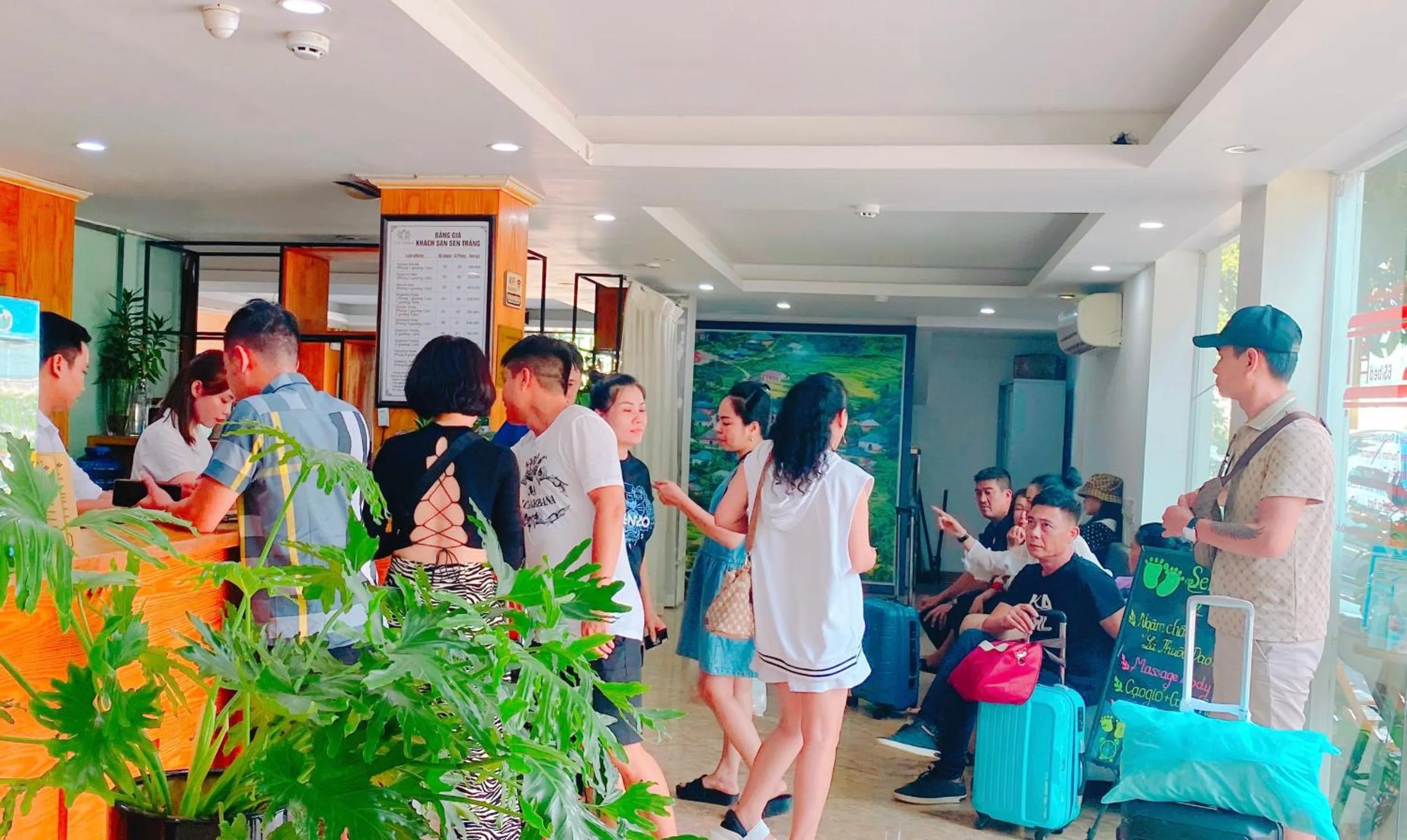 Lobby or reception in Sen Trang Hotel