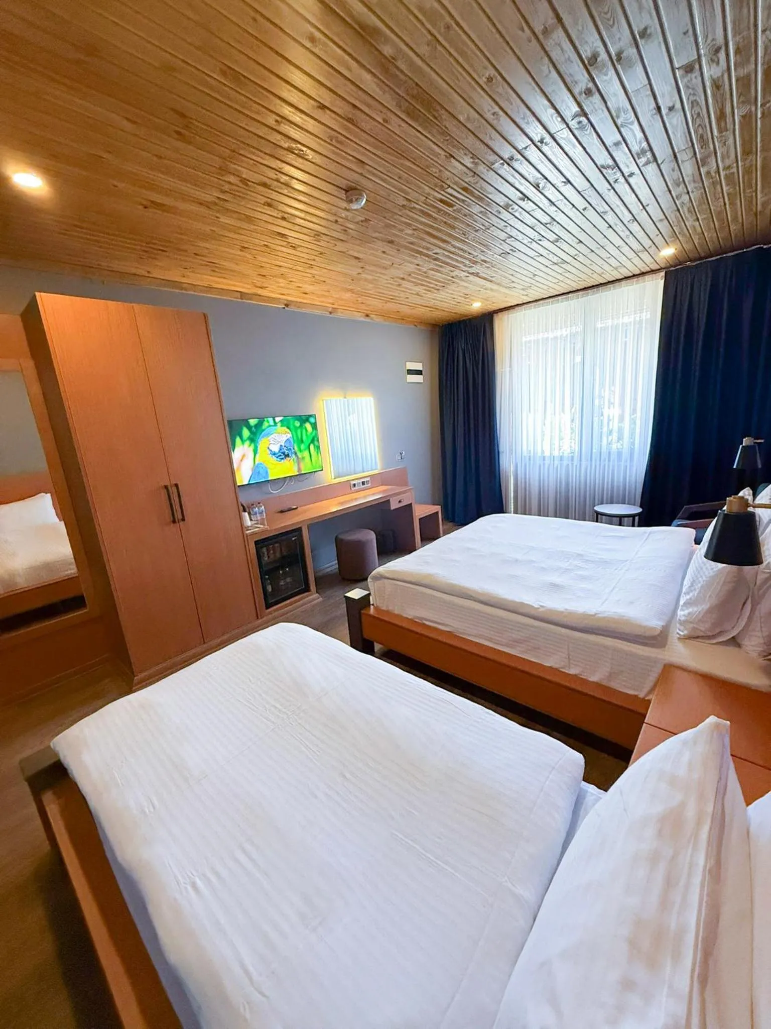 Bed in Navy Inn & Bungalows