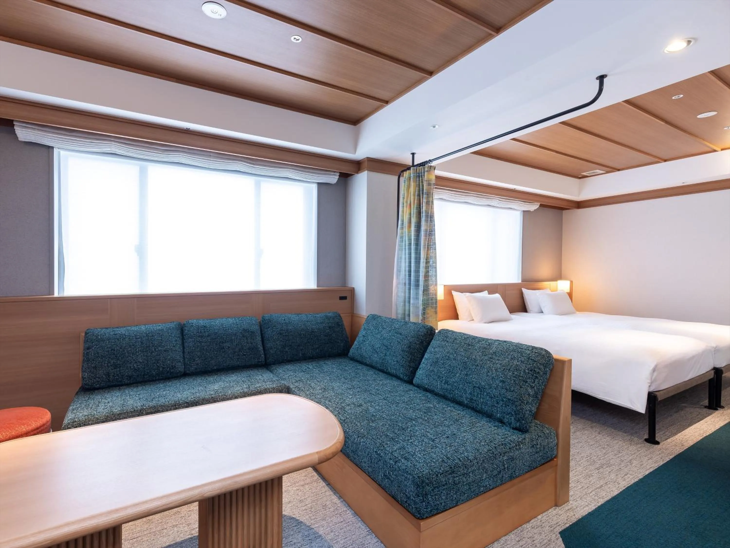 Living room, Bed in HANARE by Tokyu Stay Kyoto Sanjo