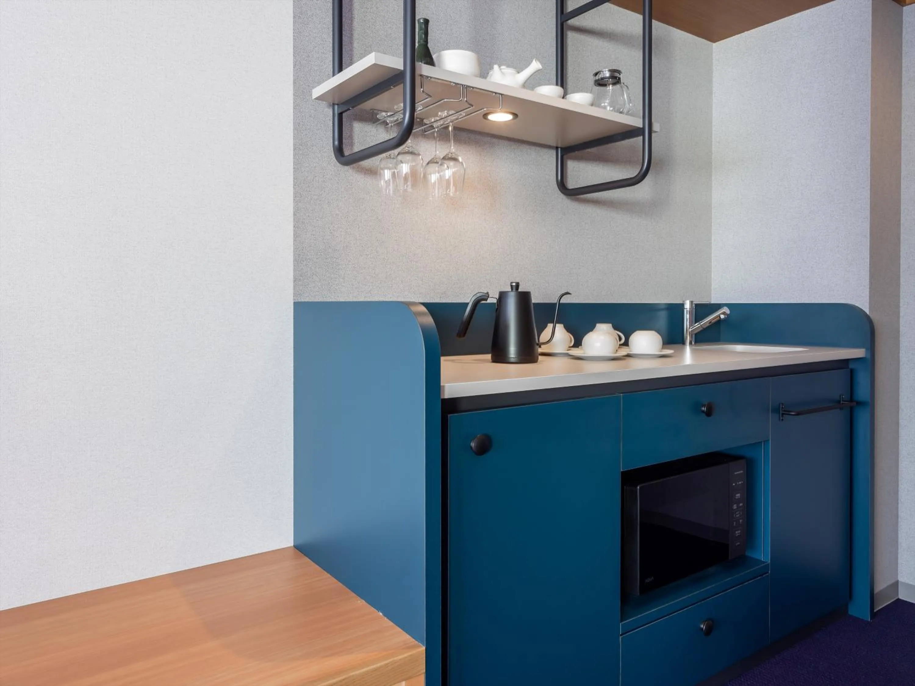 Kitchen or kitchenette in HANARE by Tokyu Stay Kyoto Sanjo