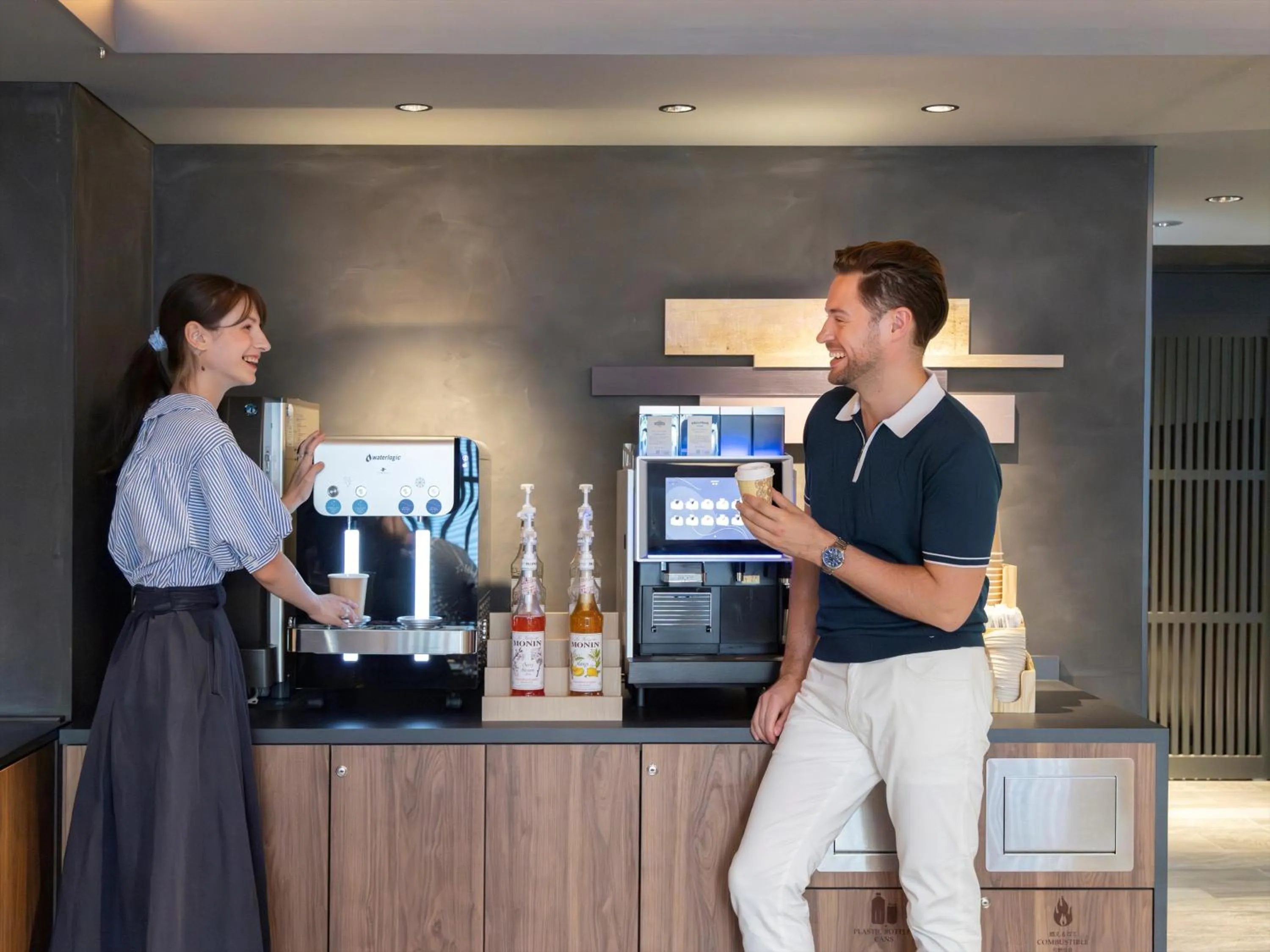 Communal lounge/ TV room in HANARE by Tokyu Stay Kyoto Sanjo