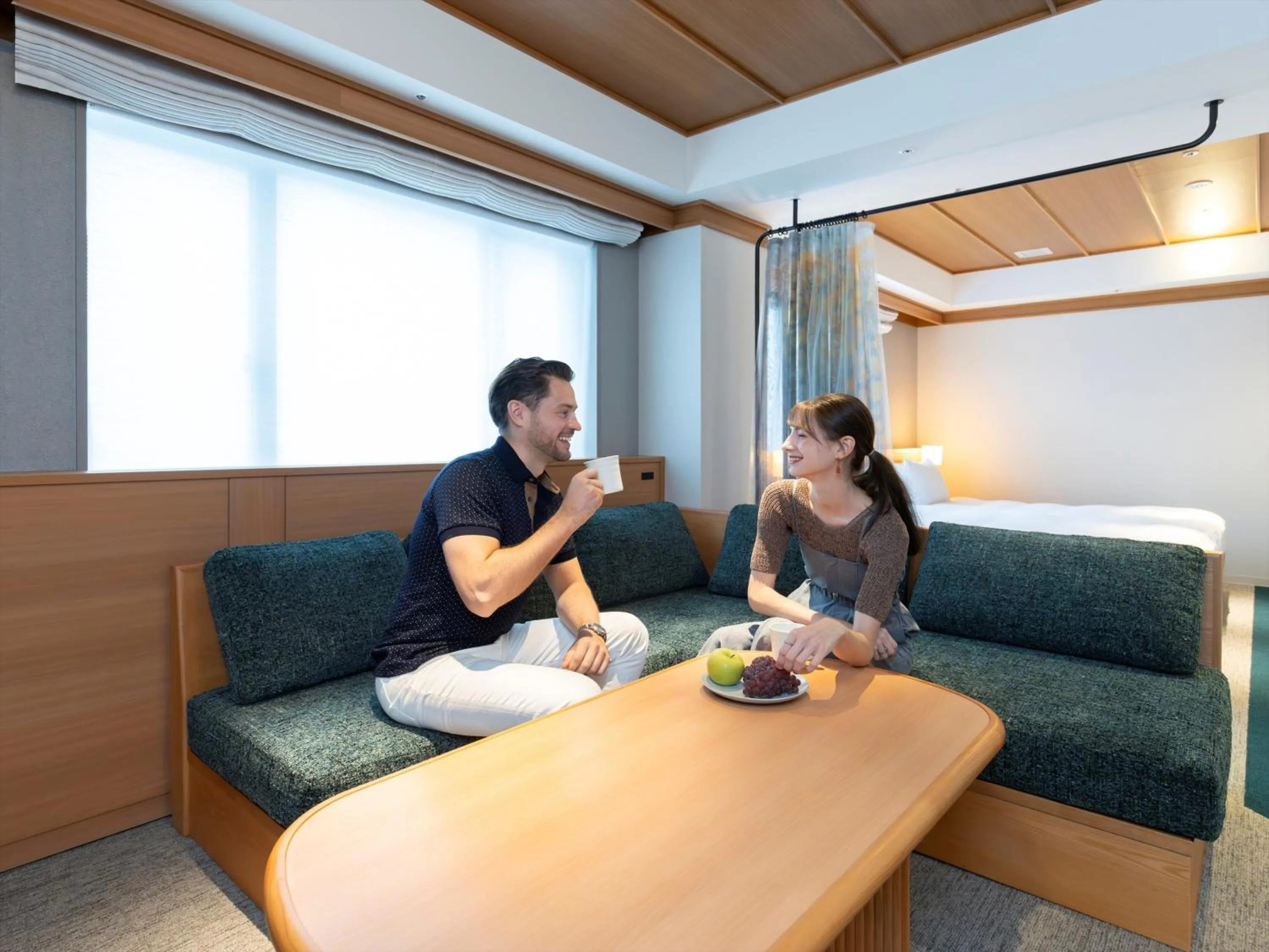 Living room in HANARE by Tokyu Stay Kyoto Sanjo