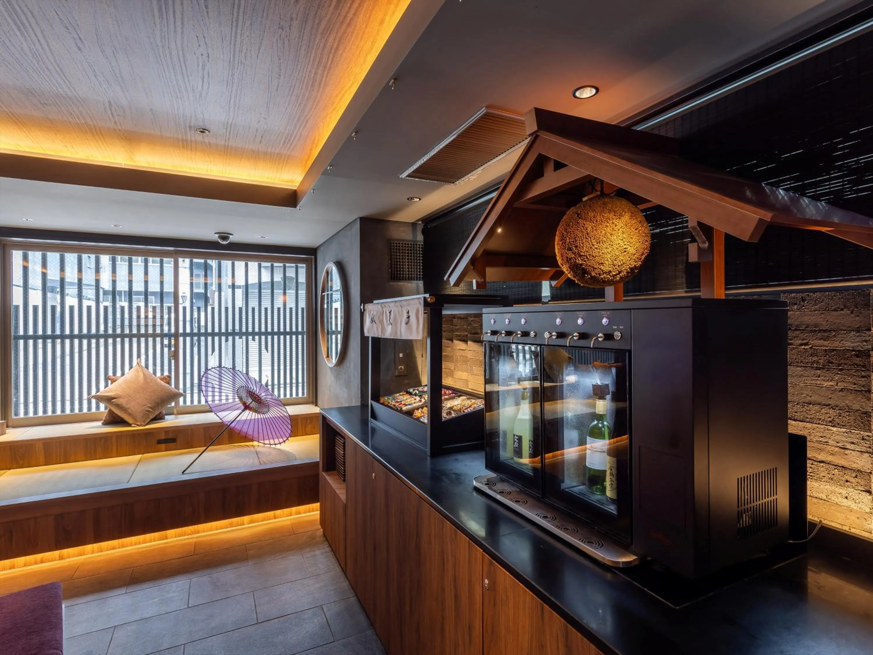 Communal lounge/ TV room, Bed in HANARE by Tokyu Stay Kyoto Sanjo