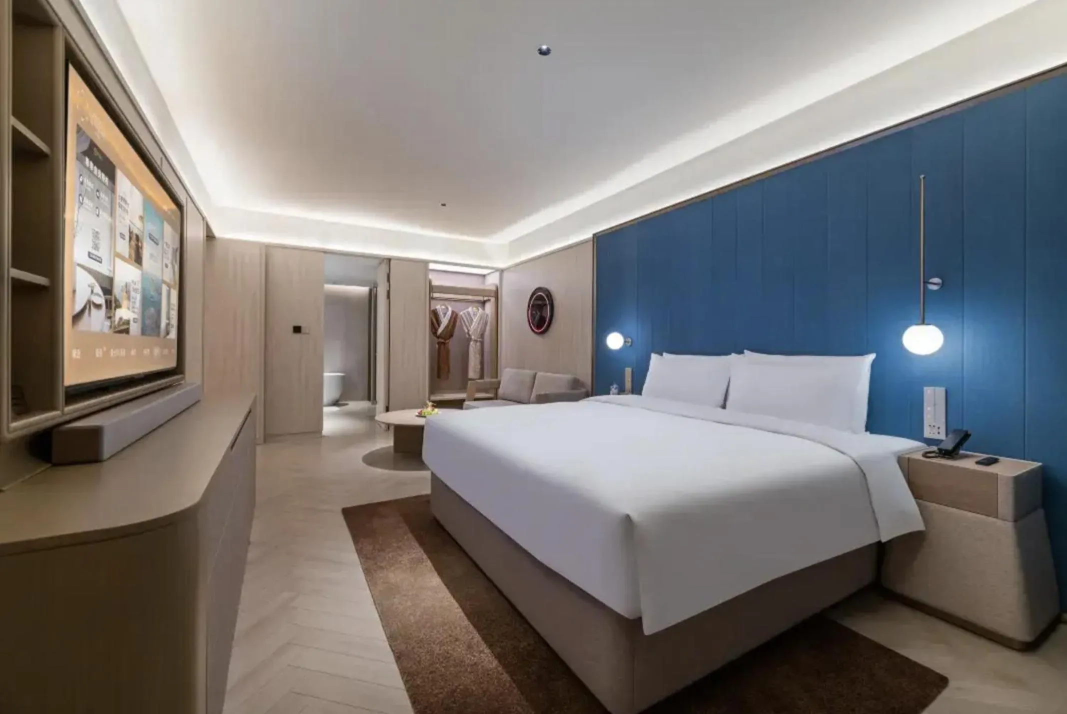 Bed in Crystal Orange Hotel Shanghai Chongming Nanmen