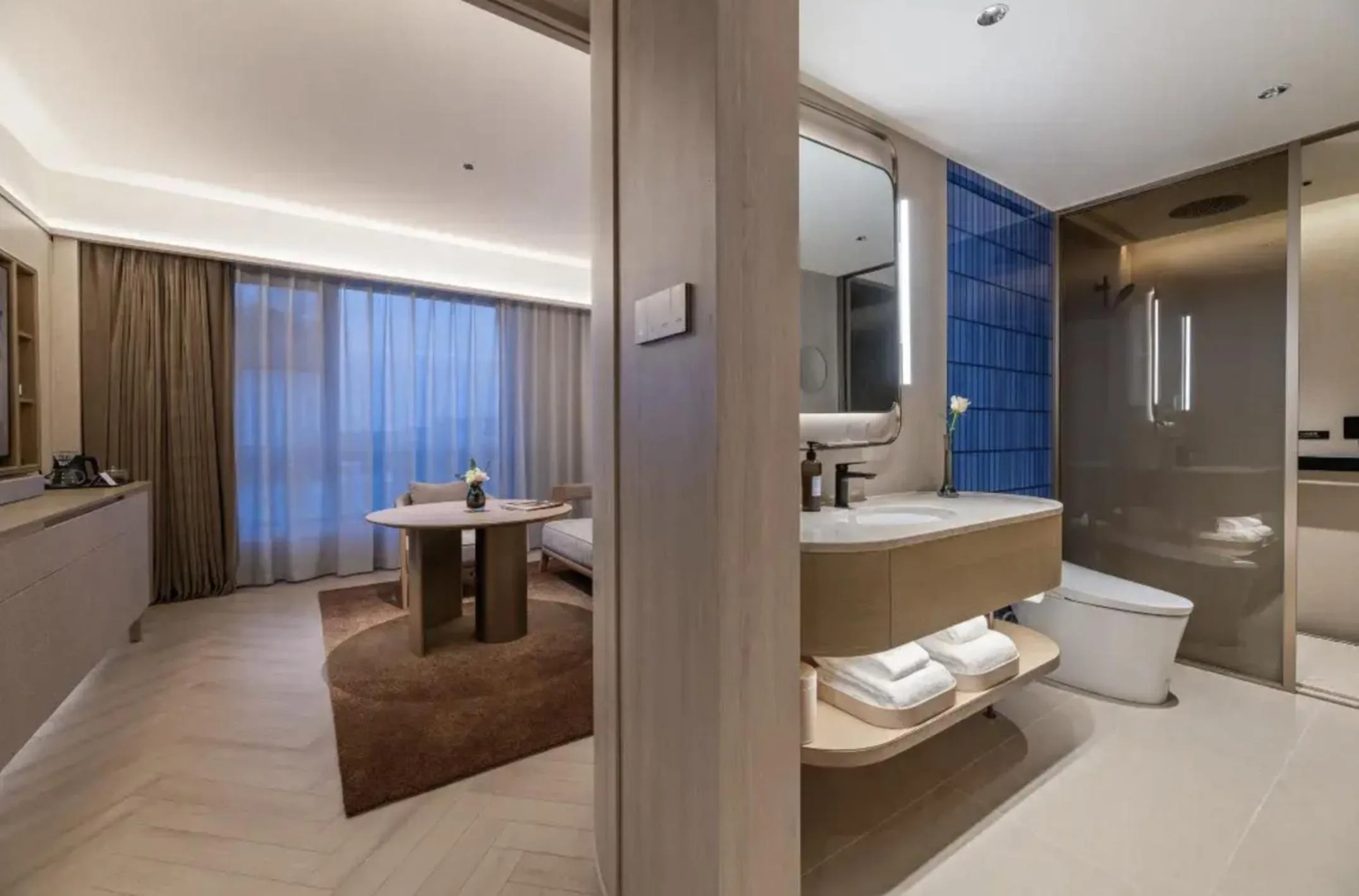 Bed in Crystal Orange Hotel Shanghai Chongming Nanmen