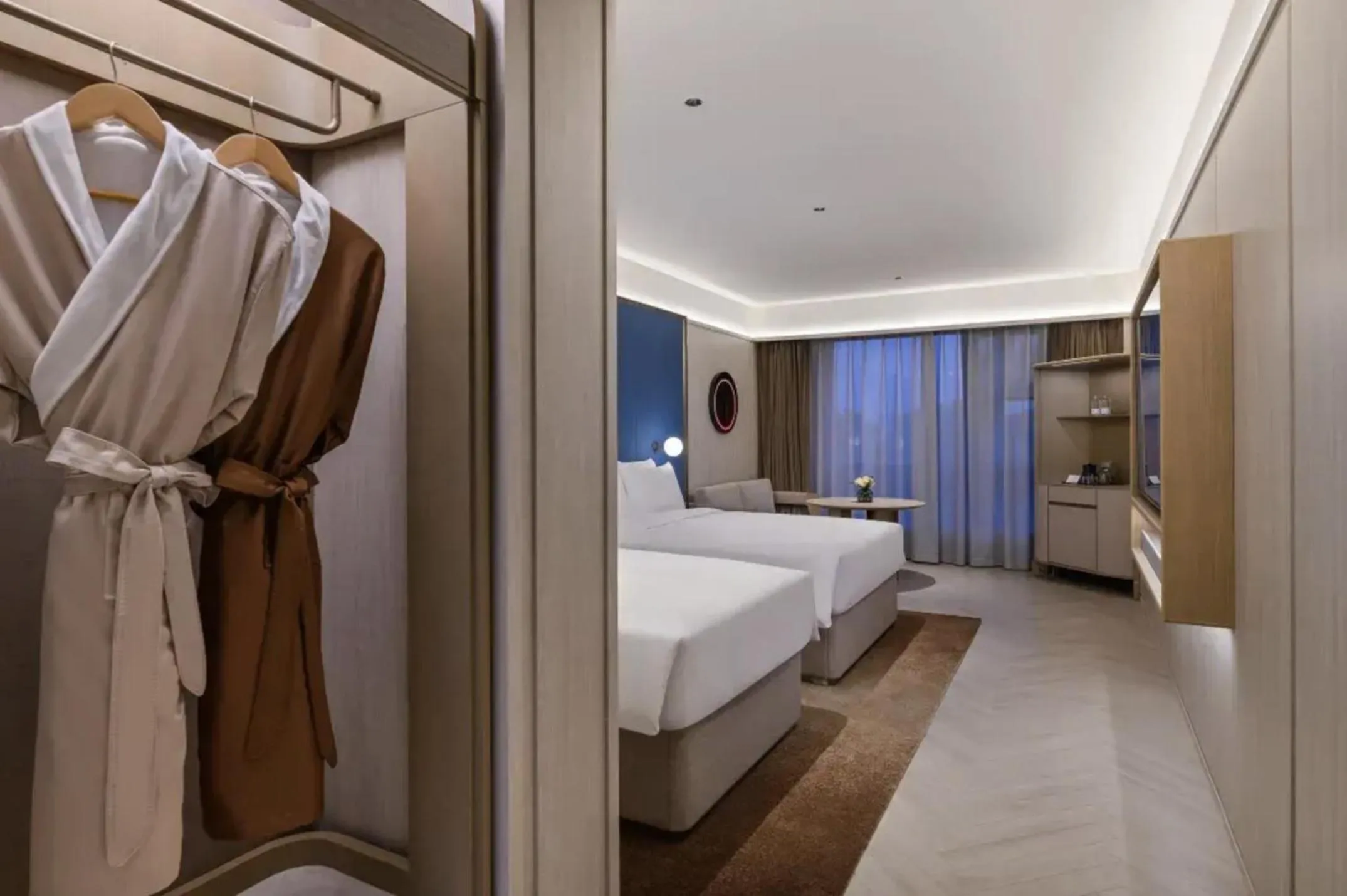 Bed in Crystal Orange Hotel Shanghai Chongming Nanmen