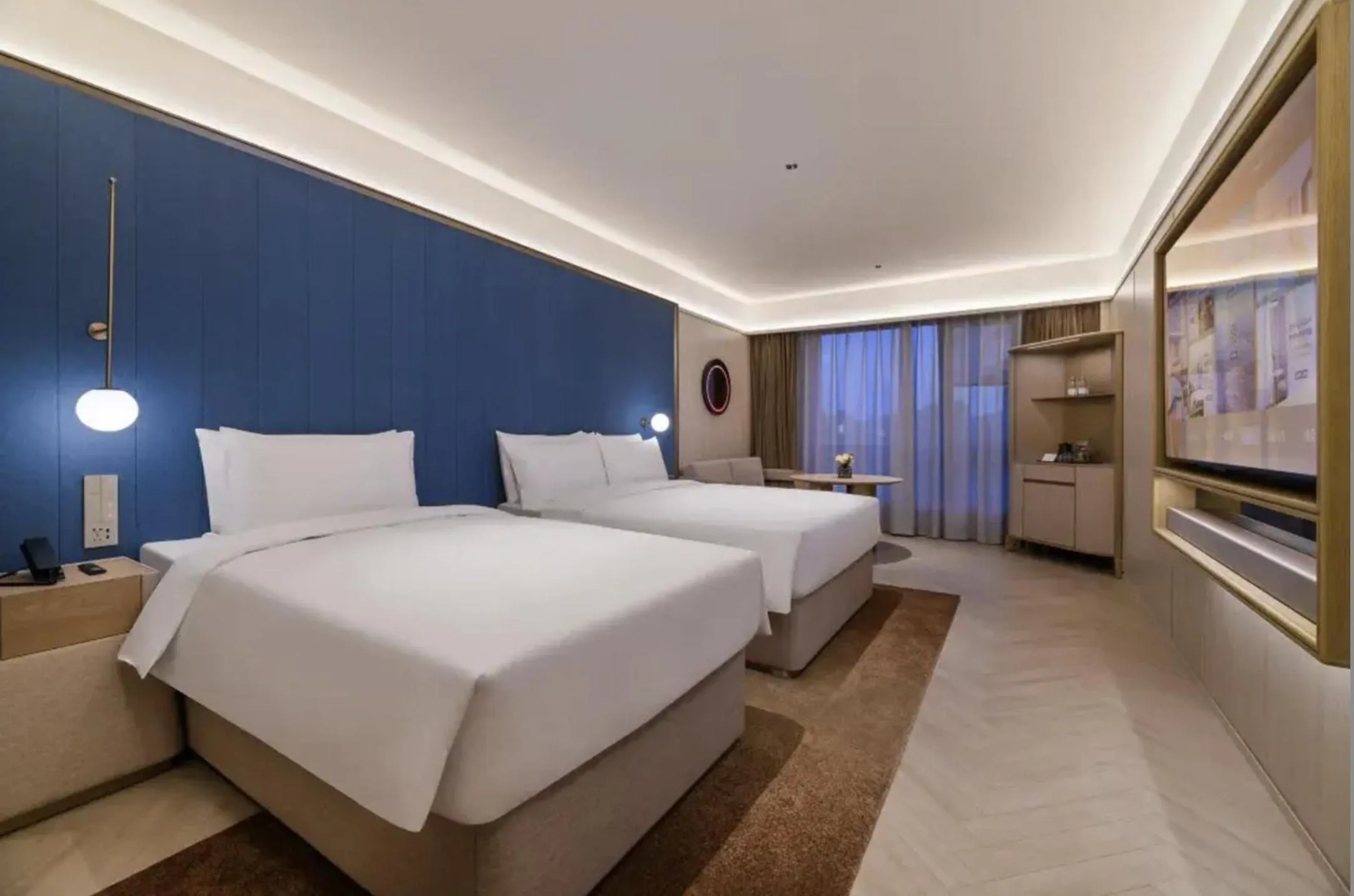 Bed in Crystal Orange Hotel Shanghai Chongming Nanmen