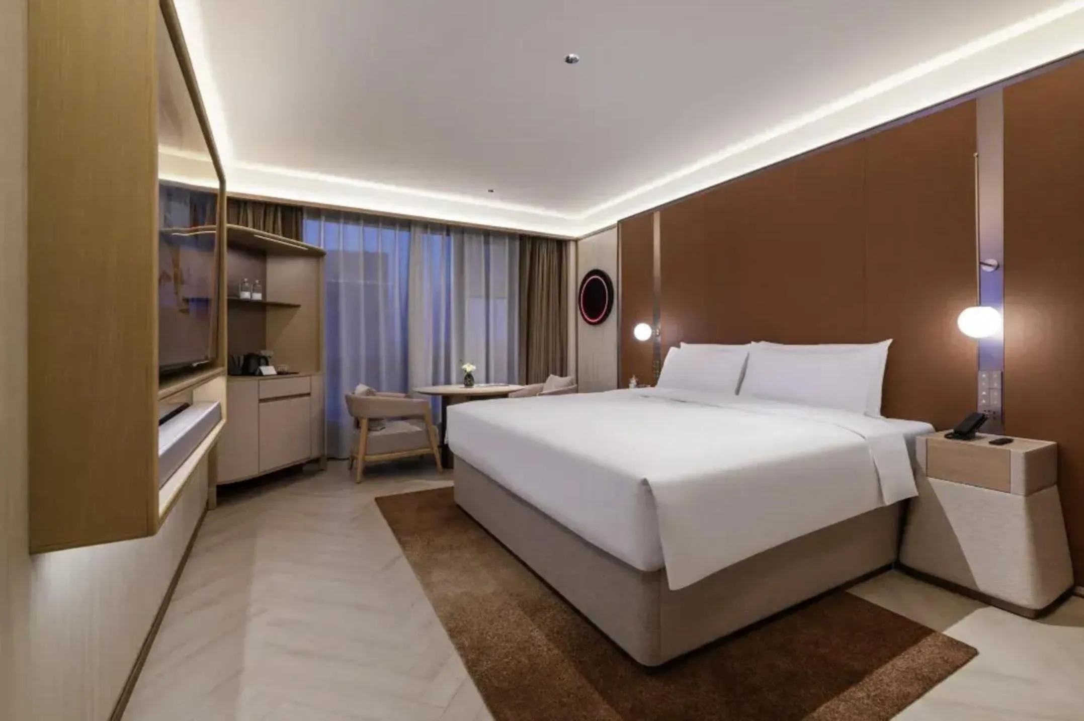 Bed in Crystal Orange Hotel Shanghai Chongming Nanmen