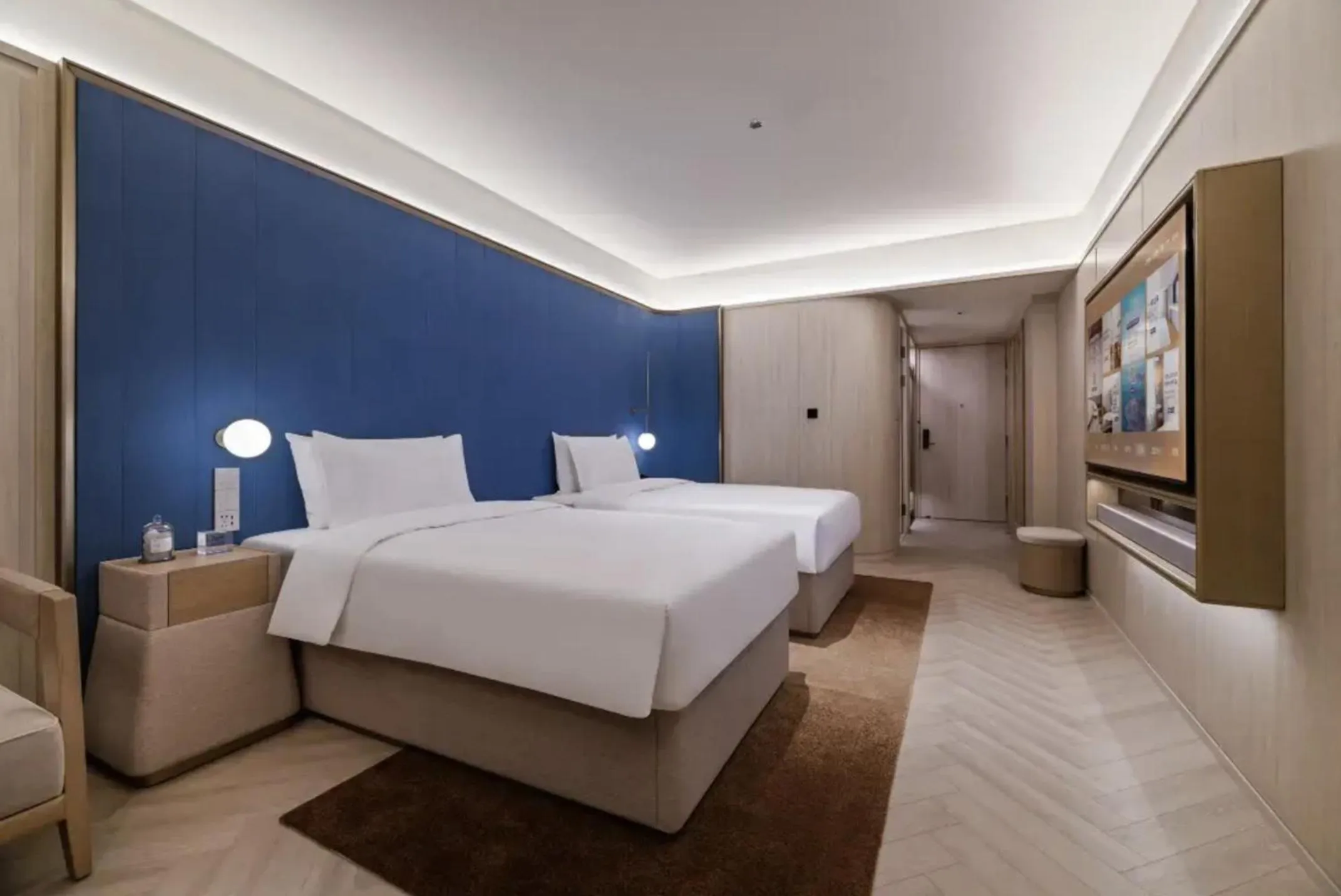 Bed in Crystal Orange Hotel Shanghai Chongming Nanmen