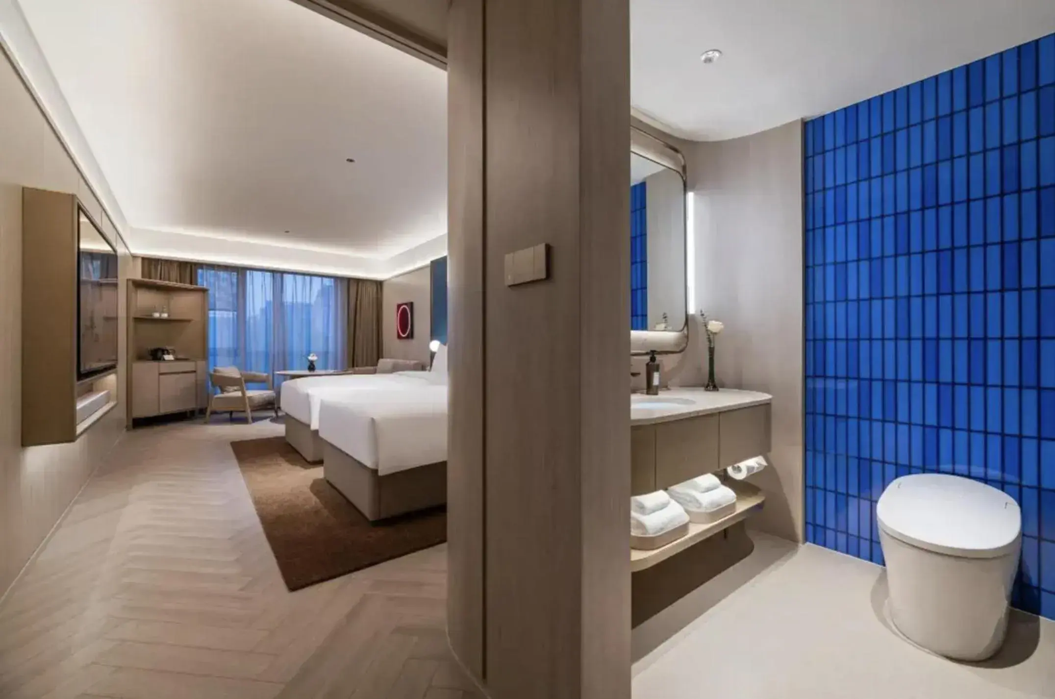 Deluxe Double or Twin Room in Crystal Orange Hotel Shanghai Chongming Nanmen Deluxe Double or Twin Room in Crystal Orange Hotel Shanghai Chongming Nanmen