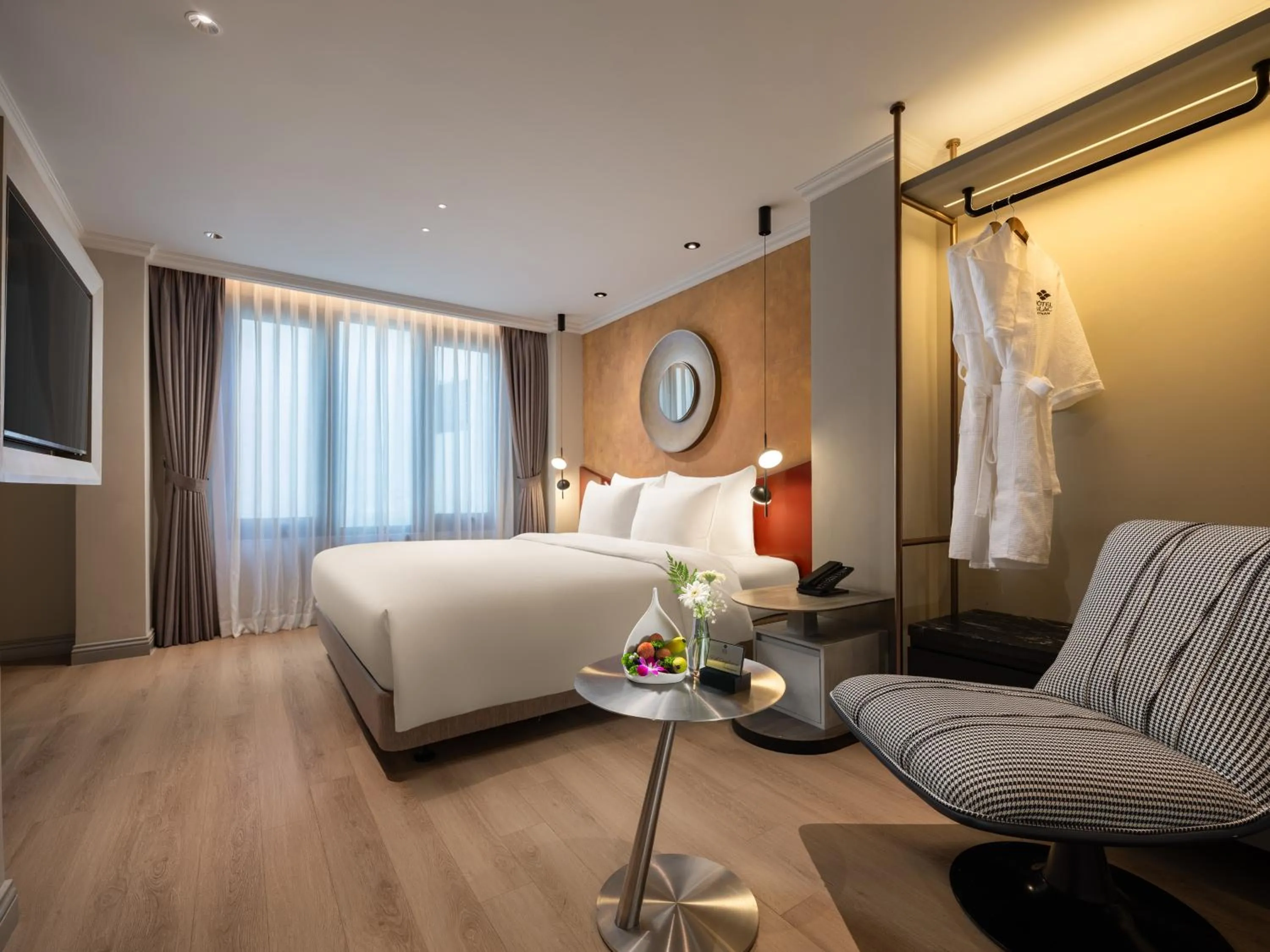 Bed in GRAND HOTEL du LAC Boutique Saigon