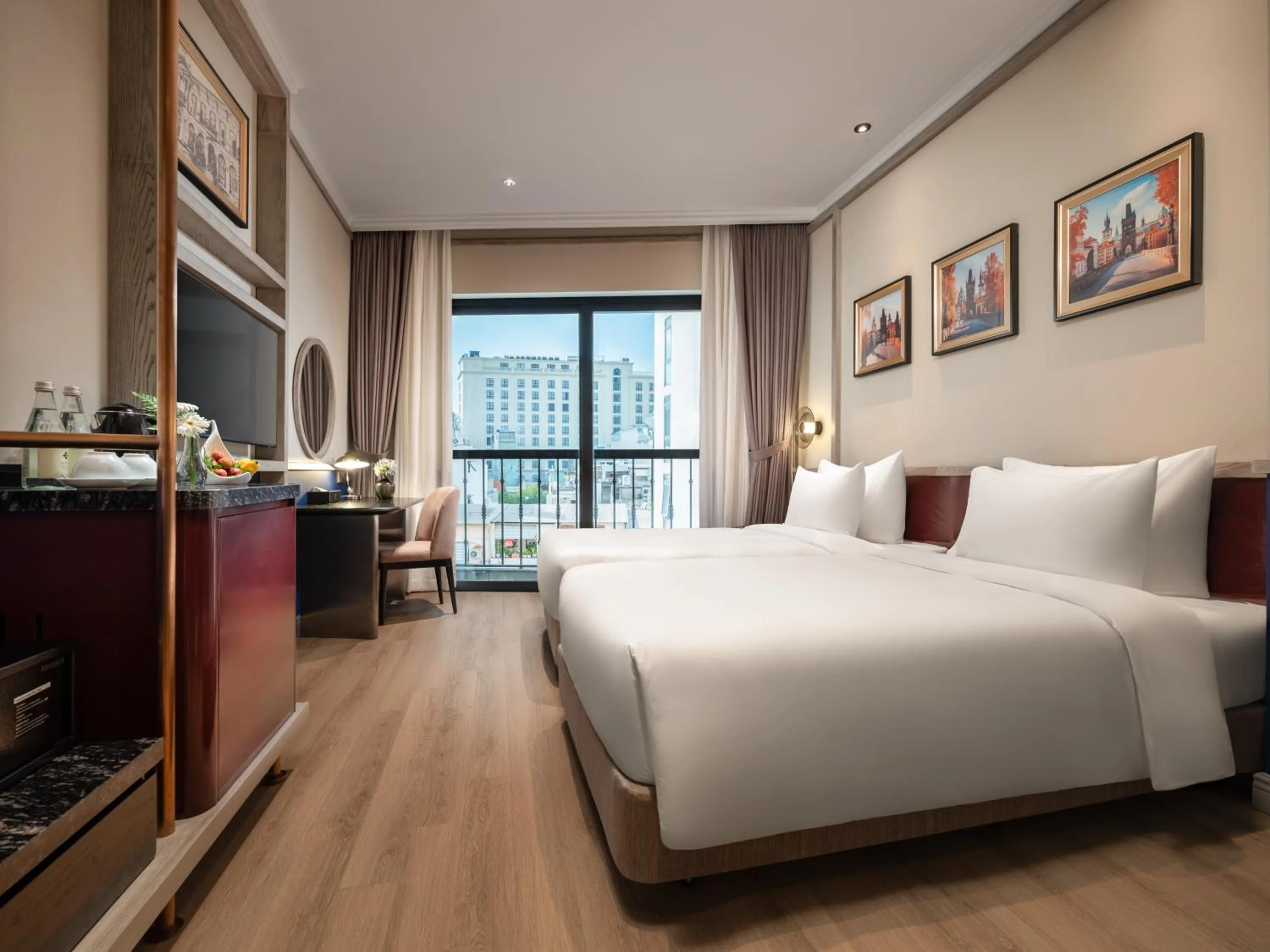 Bed in GRAND HOTEL du LAC Boutique Saigon