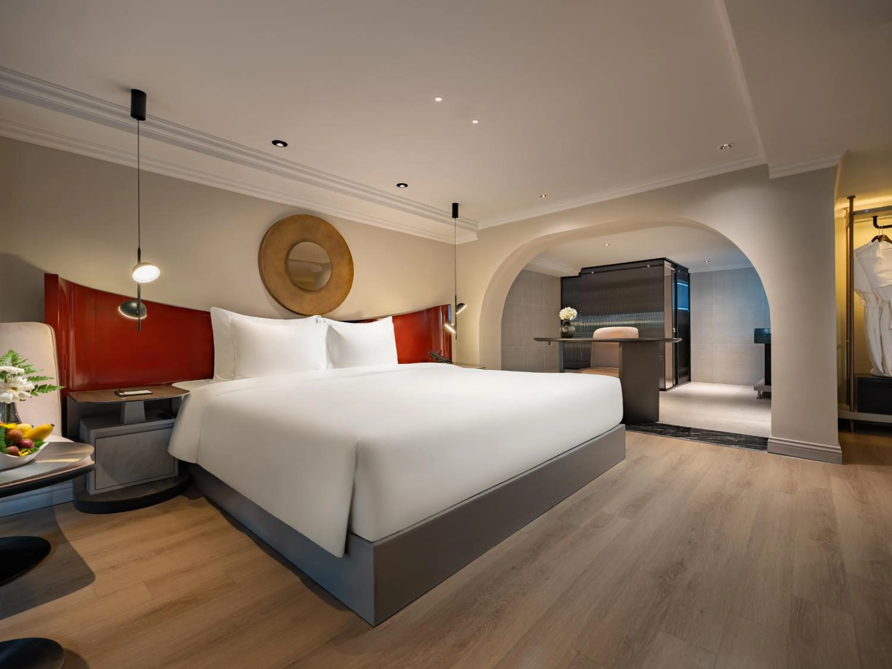 Photo of the whole room, Bed in GRAND HOTEL du LAC Boutique Saigon