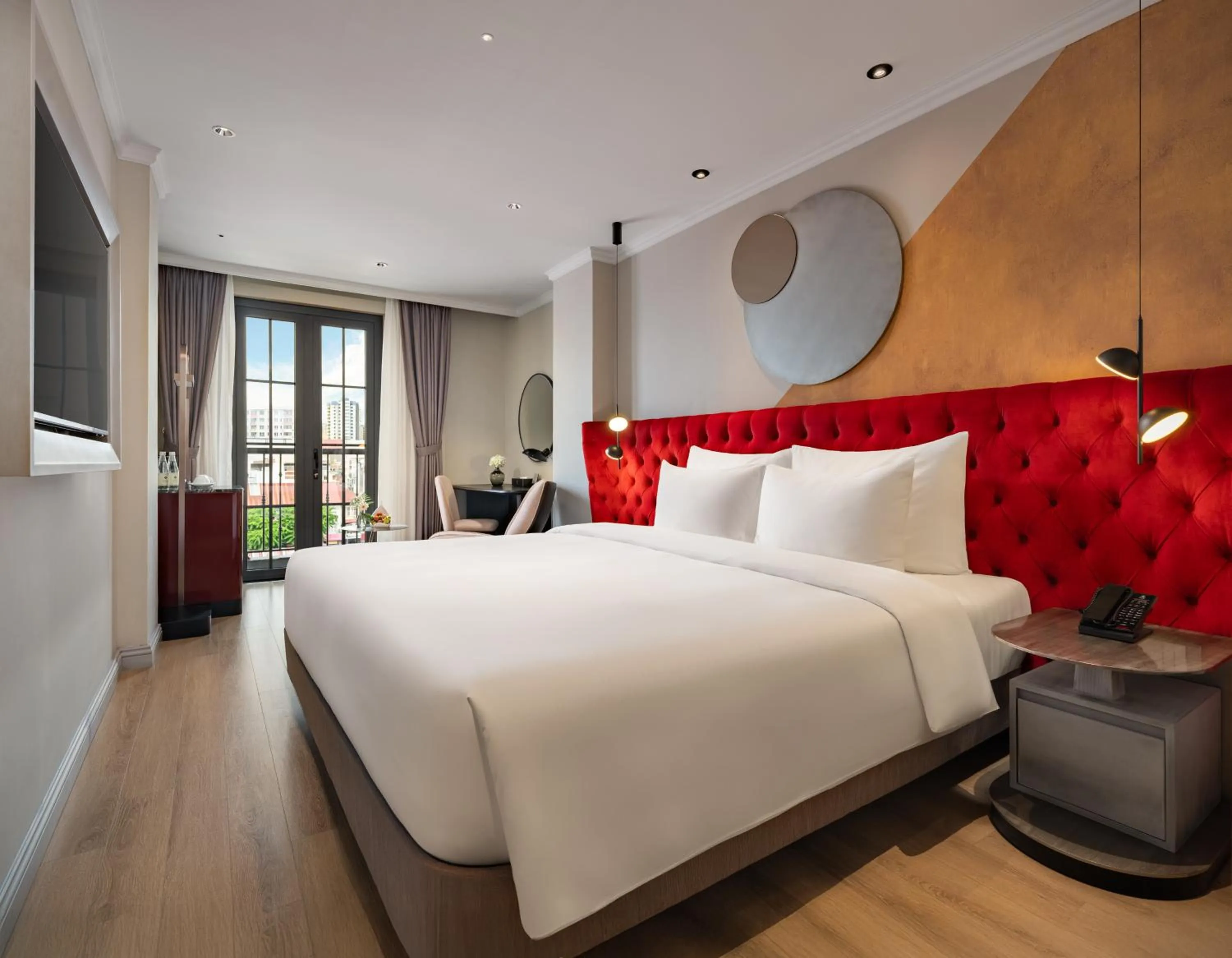 Bed in GRAND HOTEL du LAC Boutique Saigon