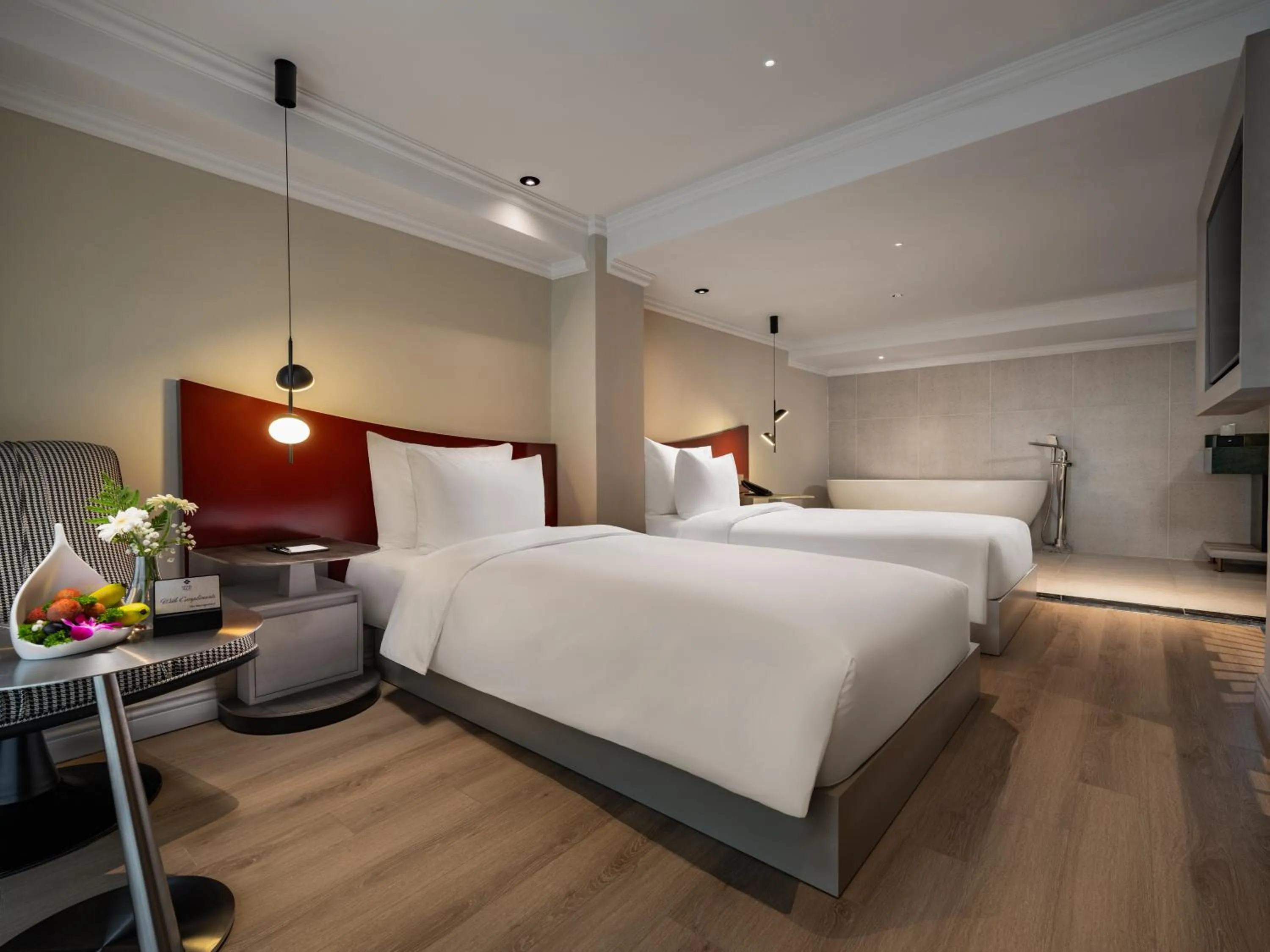 Bed in GRAND HOTEL du LAC Boutique Saigon