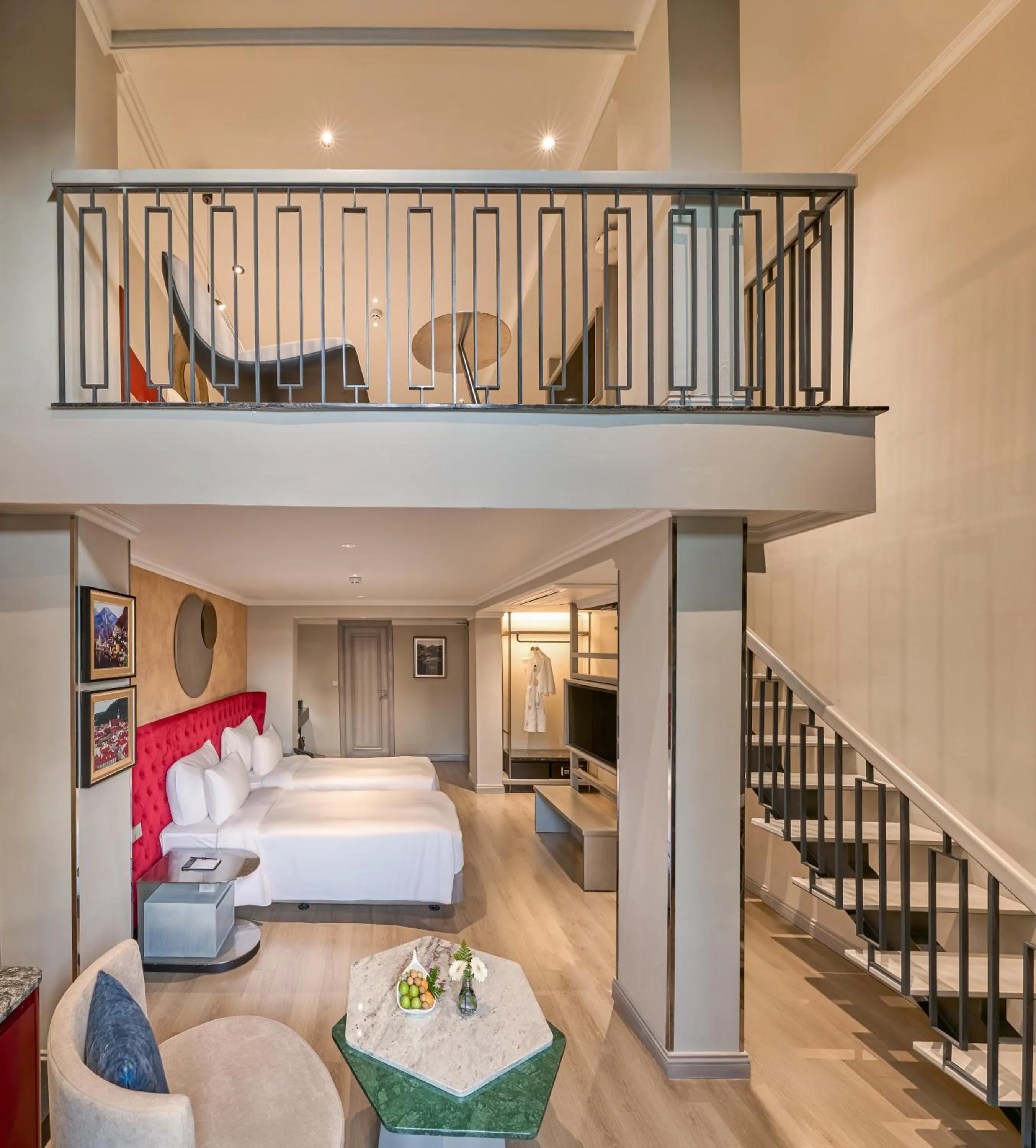 Bed in GRAND HOTEL du LAC Boutique Saigon