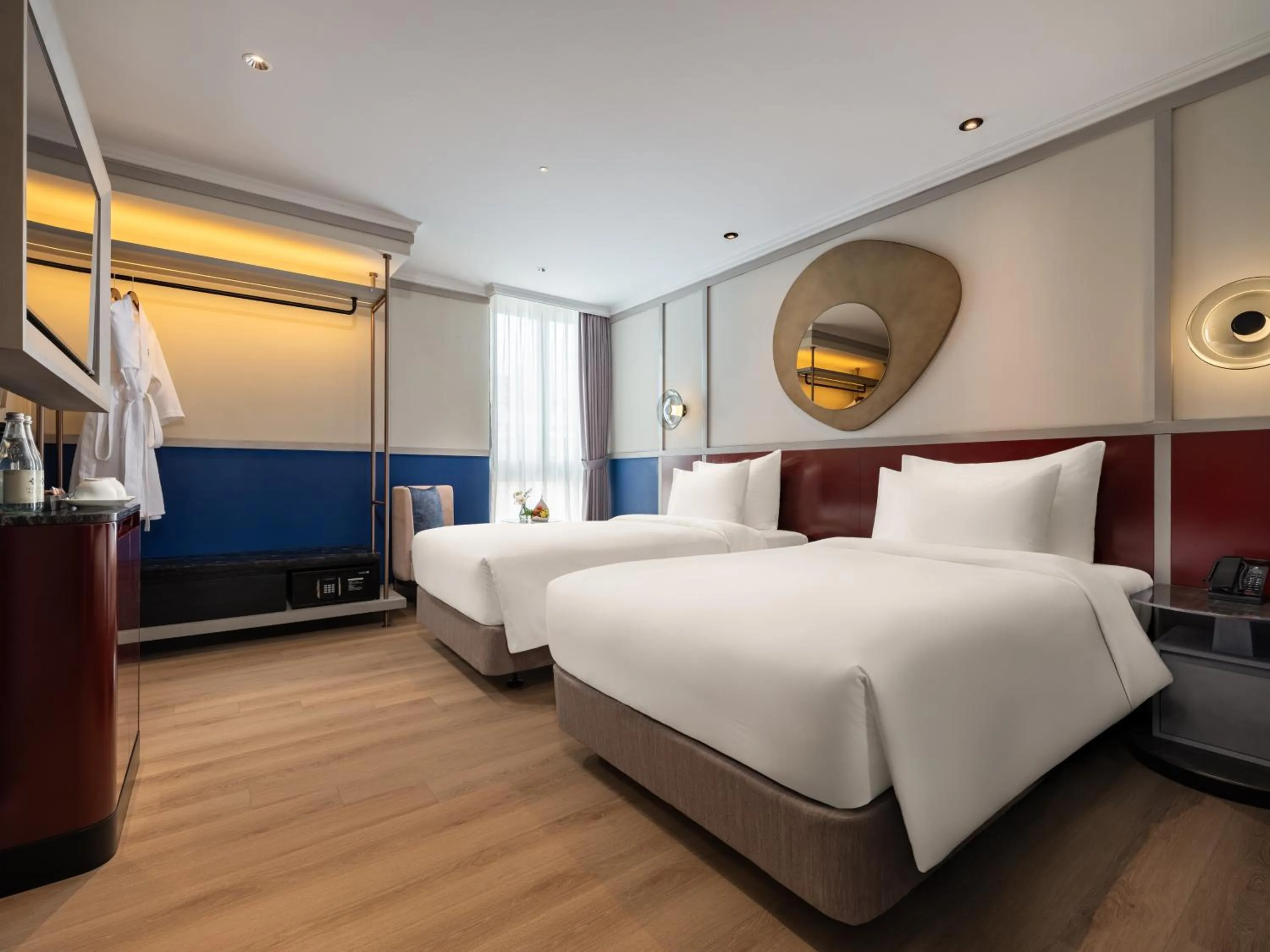 Bed in GRAND HOTEL du LAC Boutique Saigon