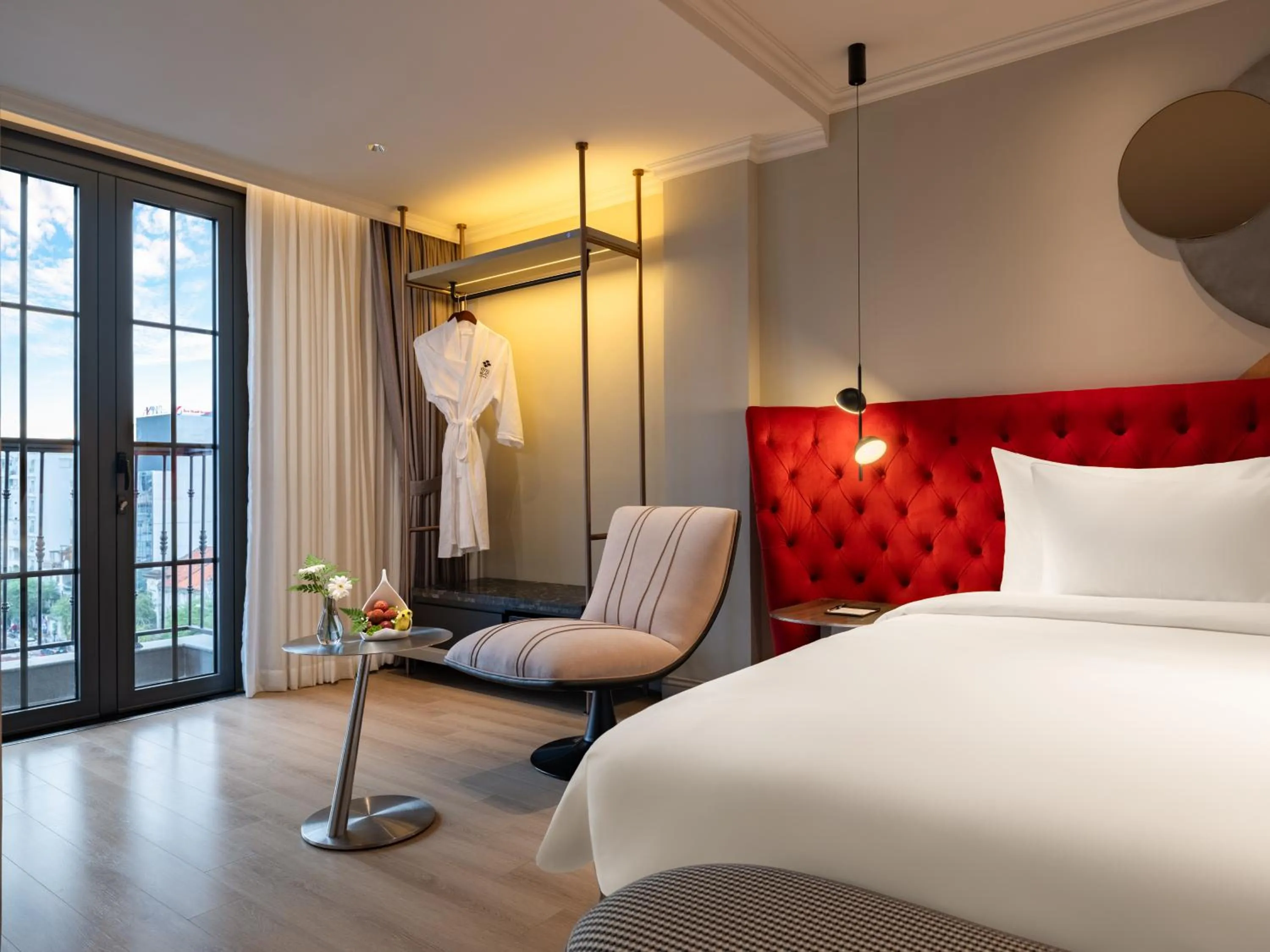 View (from property/room), Bed in GRAND HOTEL du LAC Boutique Saigon