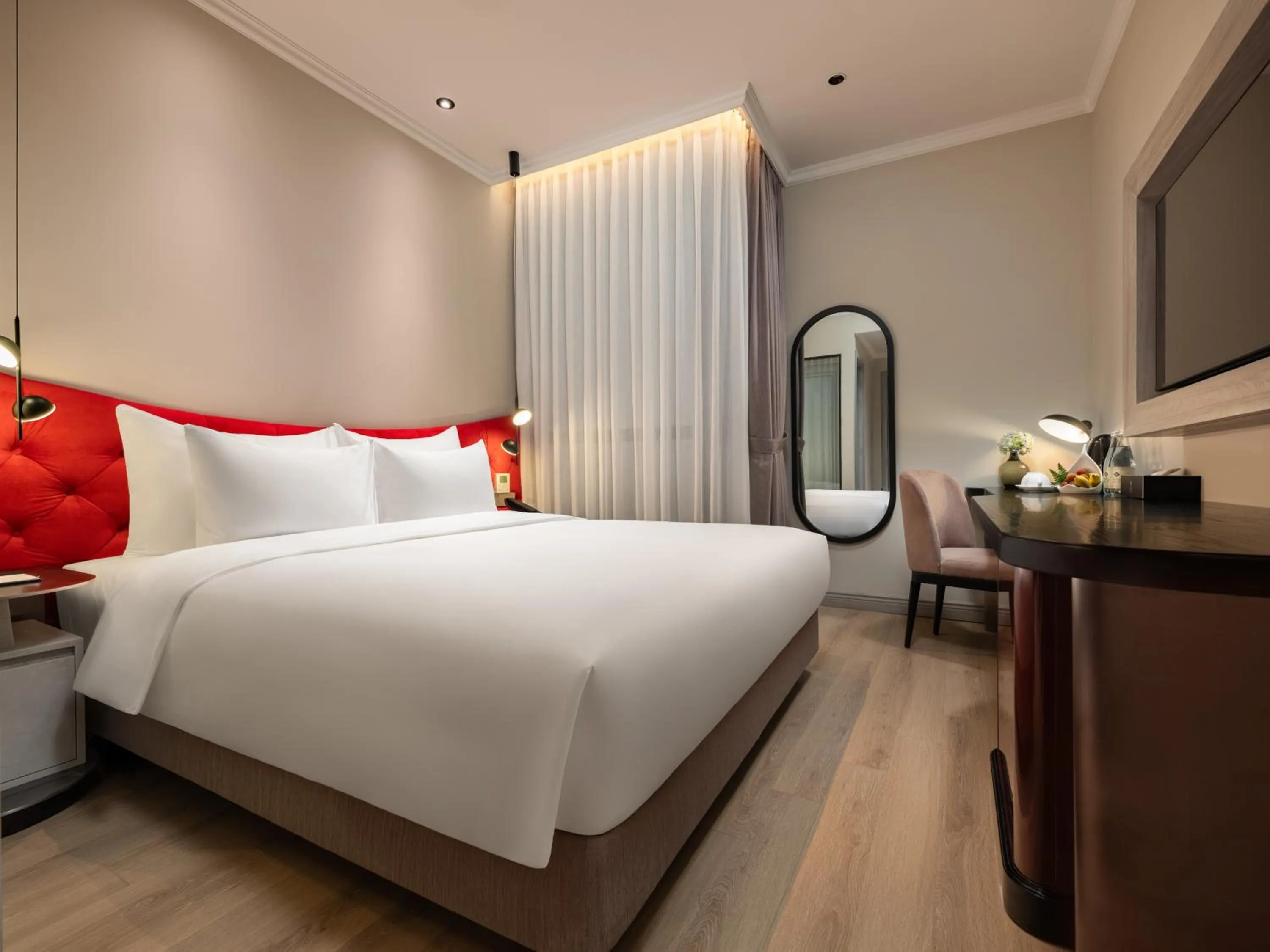 Bed in GRAND HOTEL du LAC Boutique Saigon