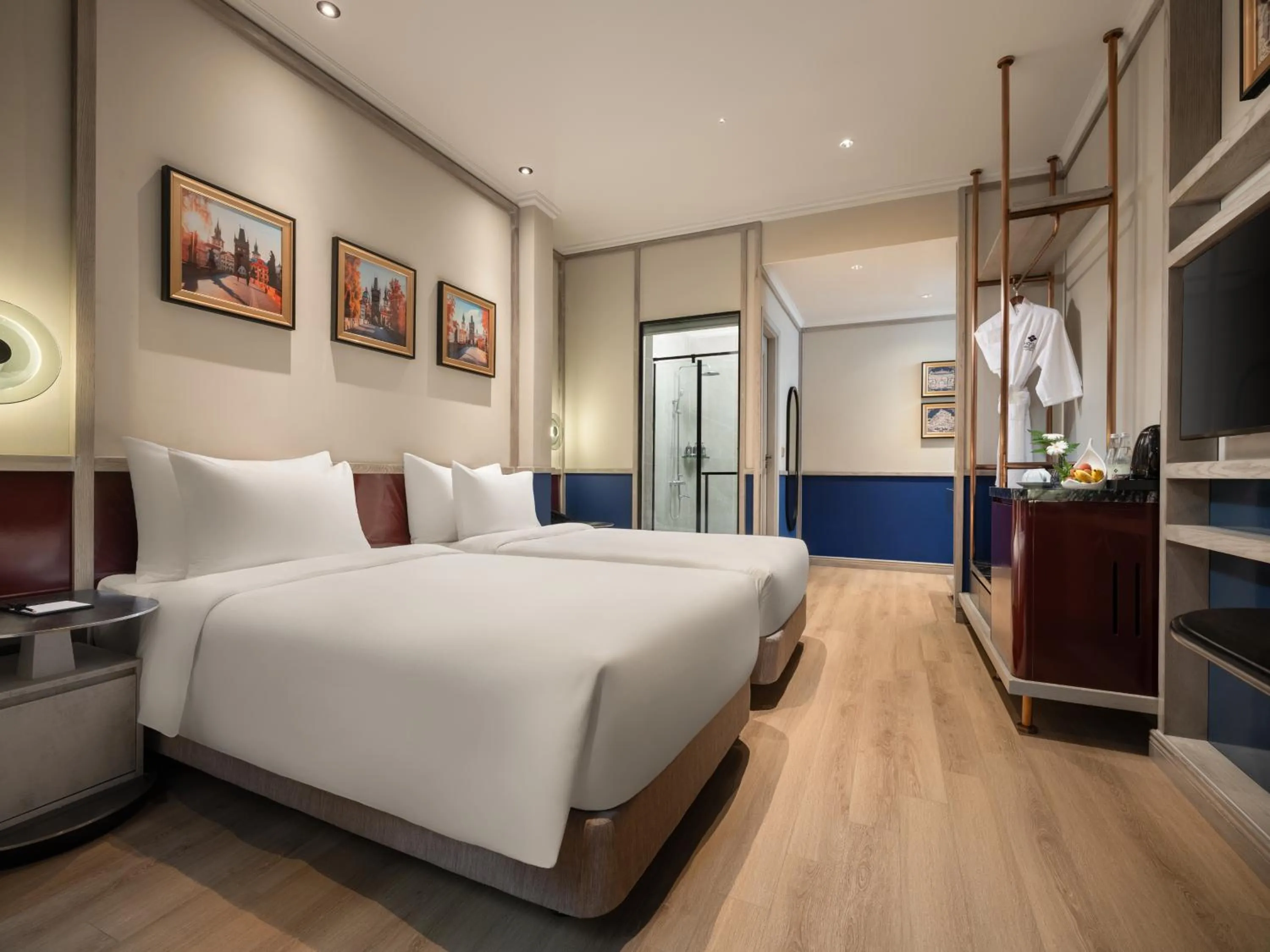 Bed in GRAND HOTEL du LAC Boutique Saigon