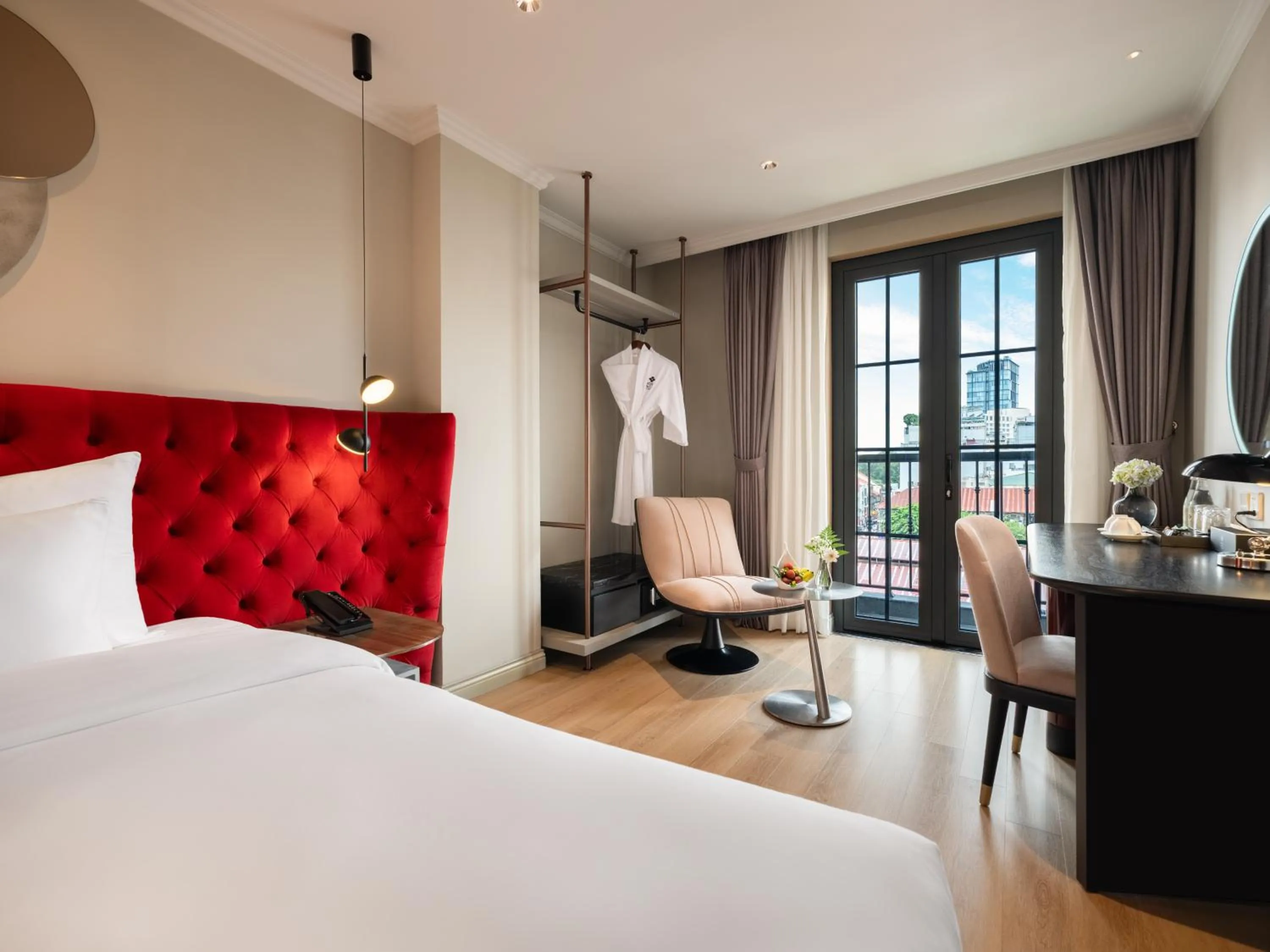 Bed in GRAND HOTEL du LAC Boutique Saigon