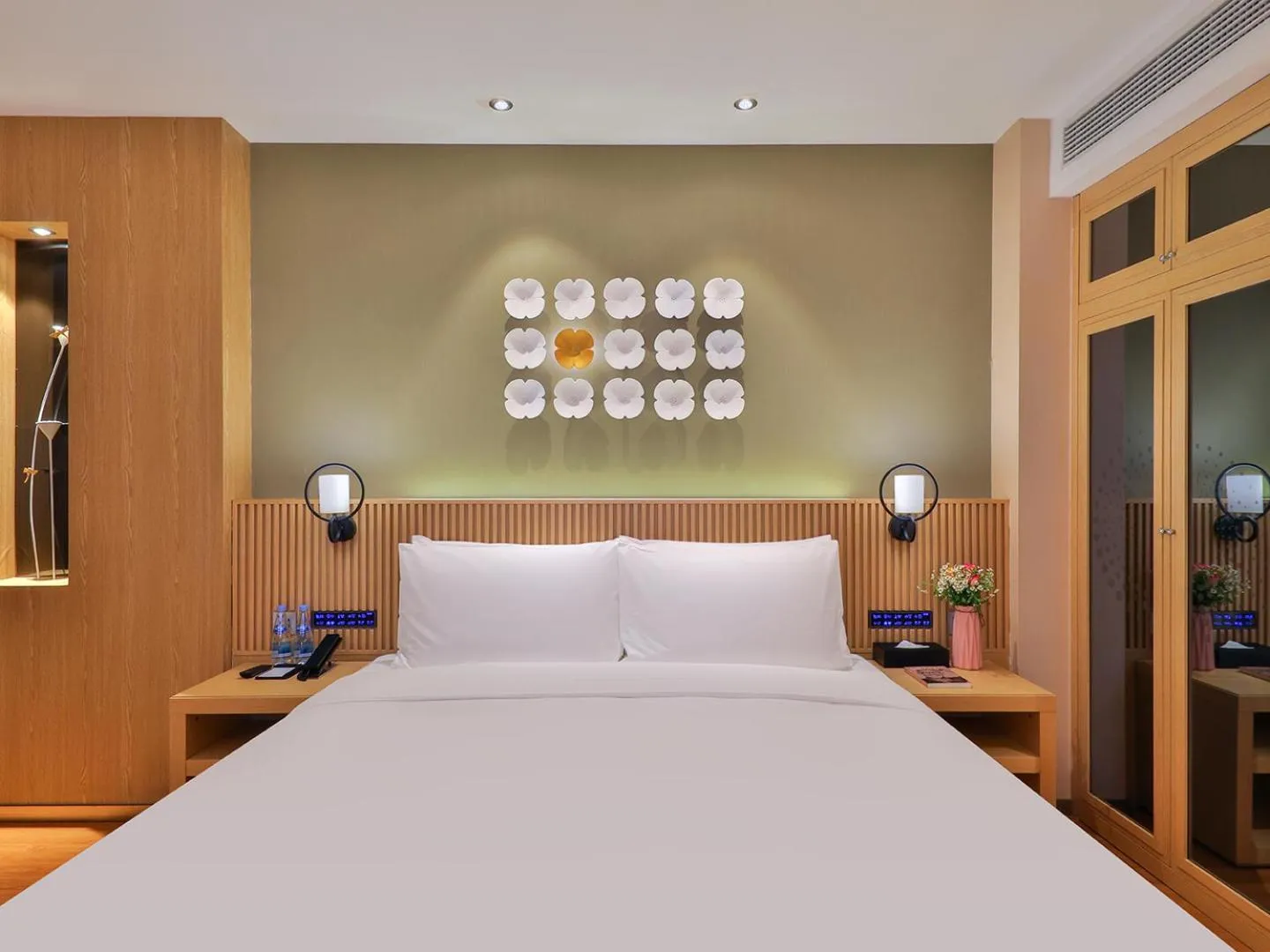 Bed in Crystal Orange Hotel Shanghai University Dachang