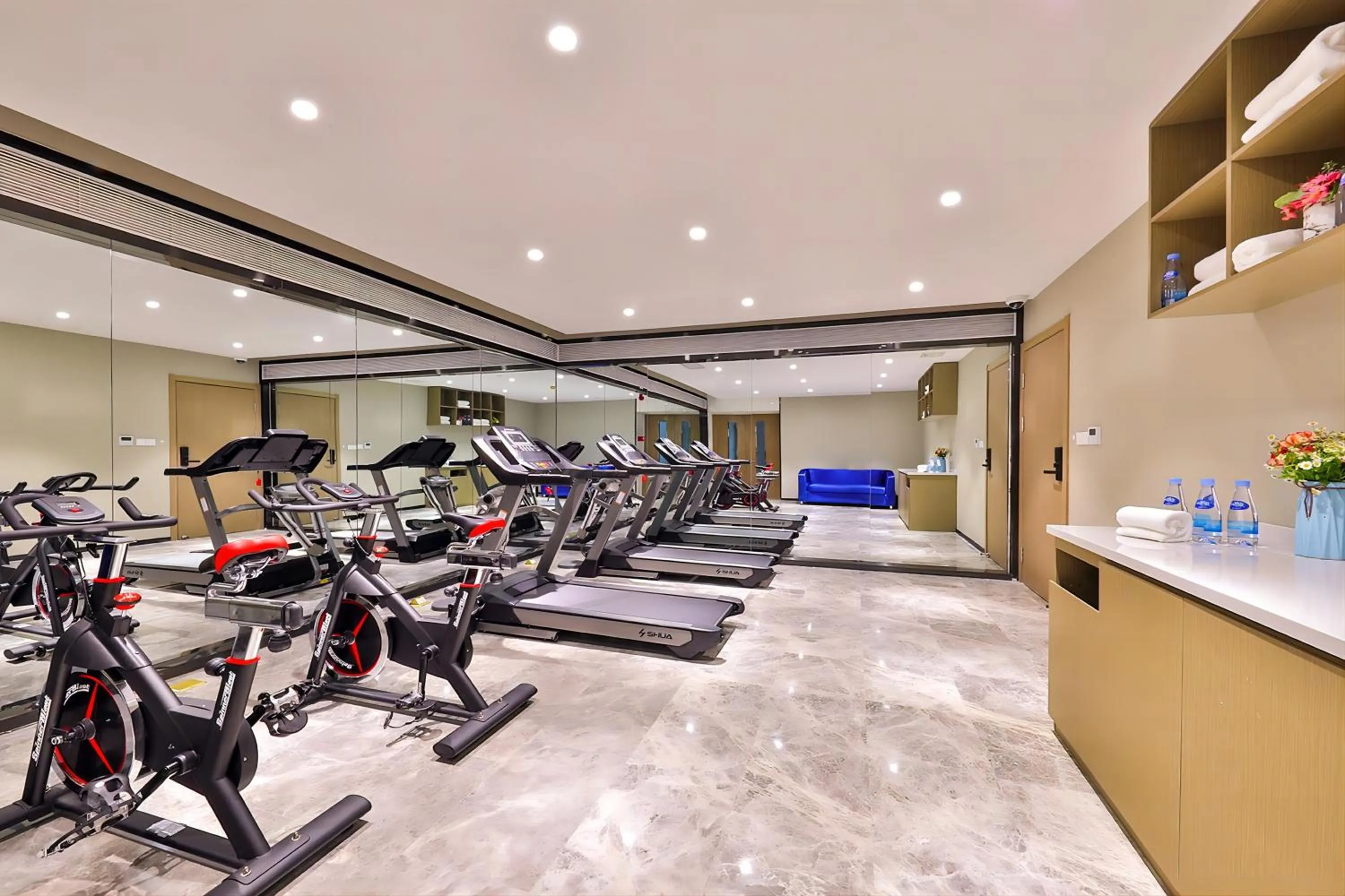 Fitness centre/facilities in Crystal Orange Hotel Shanghai University Dachang