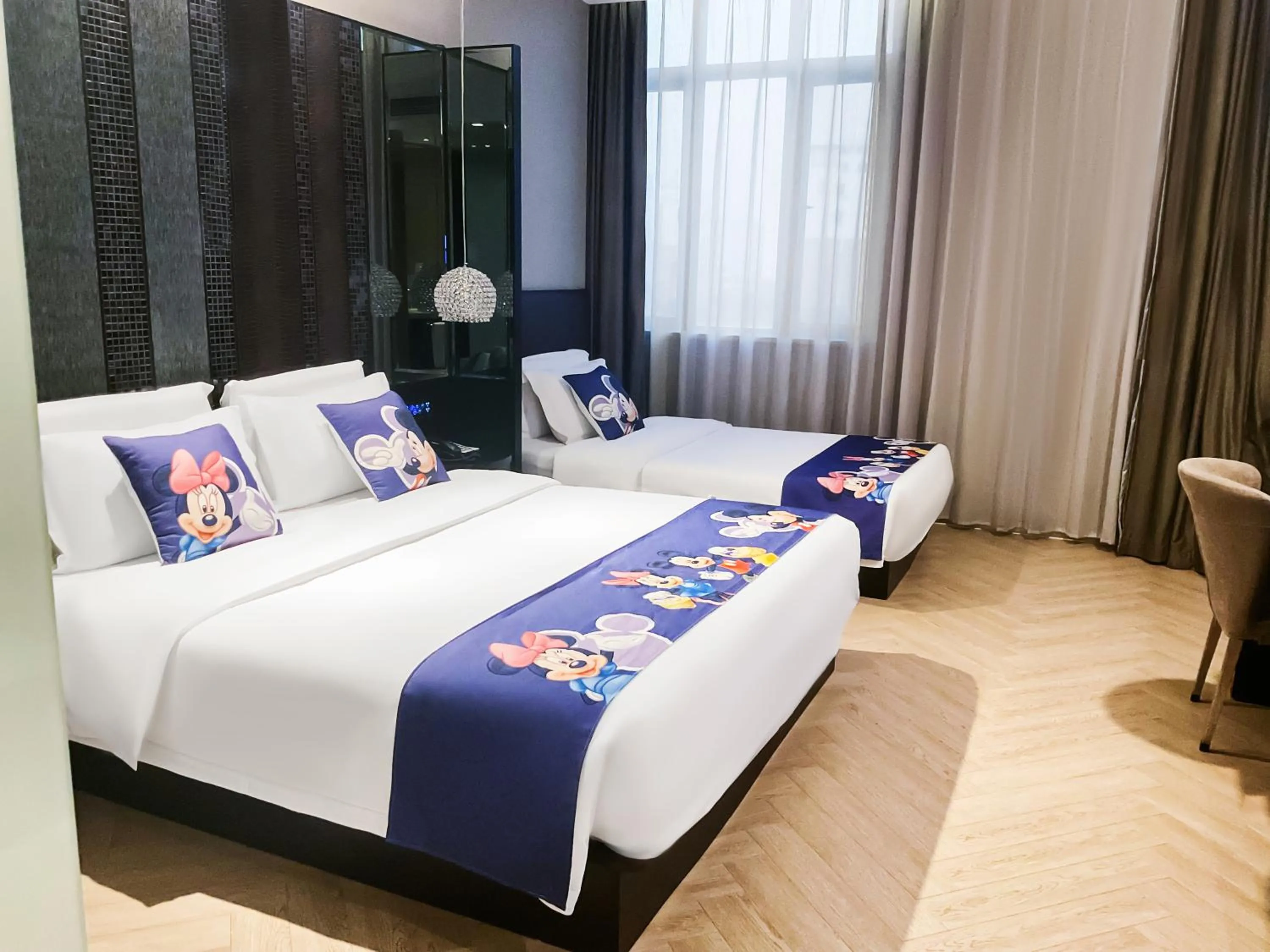 Bed in Crystal Orange Hotel Shanghai International Tourism Resort Chuansha