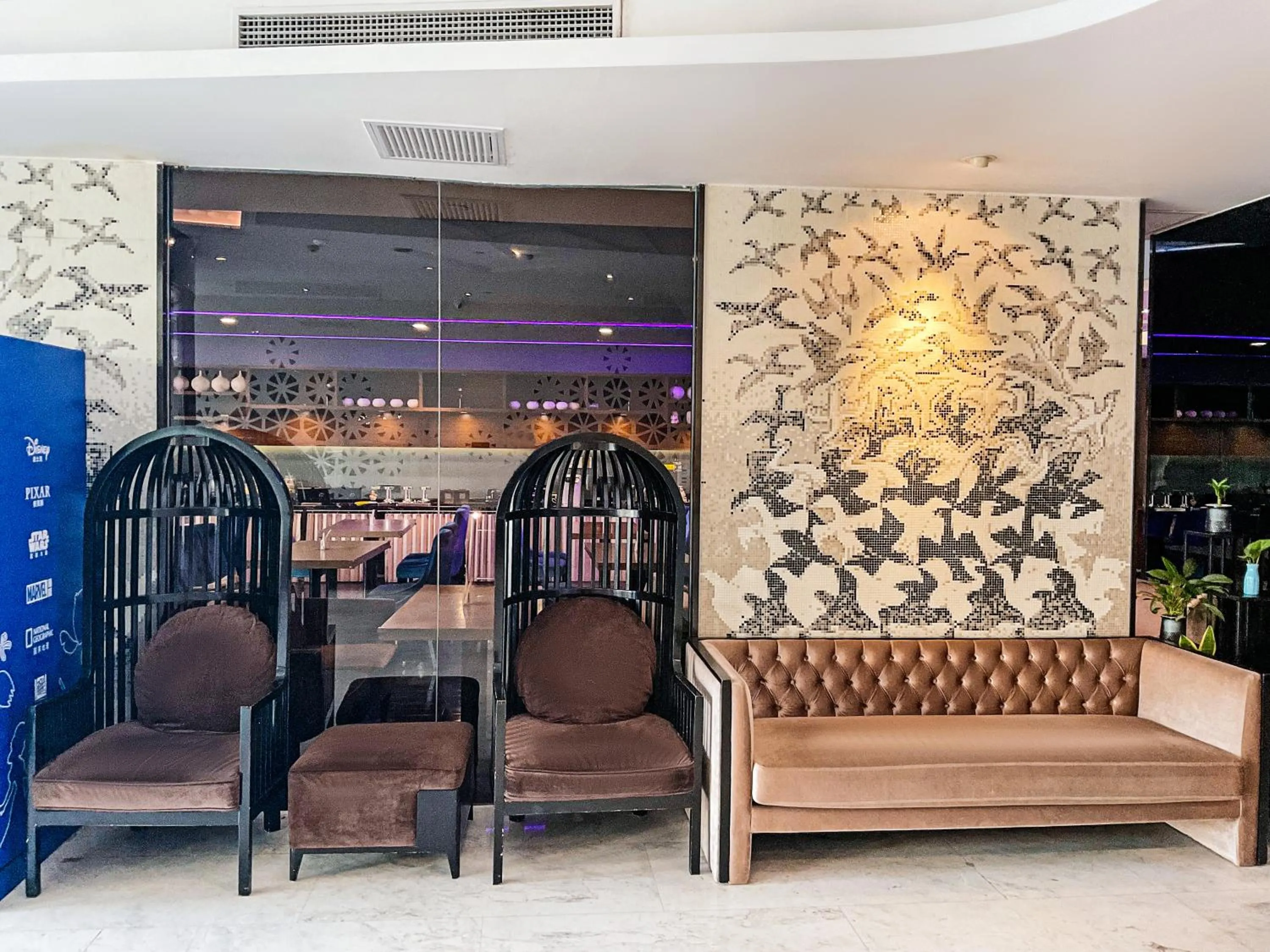 Seating area in Crystal Orange Hotel Shanghai International Tourism Resort Chuansha