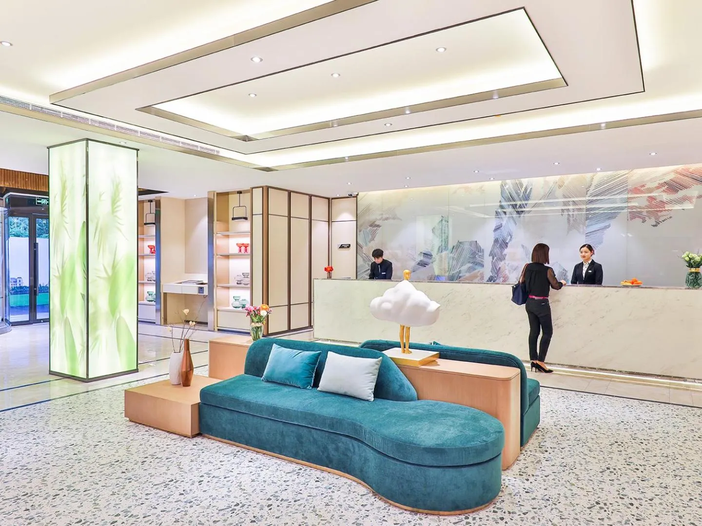 Lobby or reception in Crystal Orange Hotel Shanghai Hongqiao Jinhui Road
