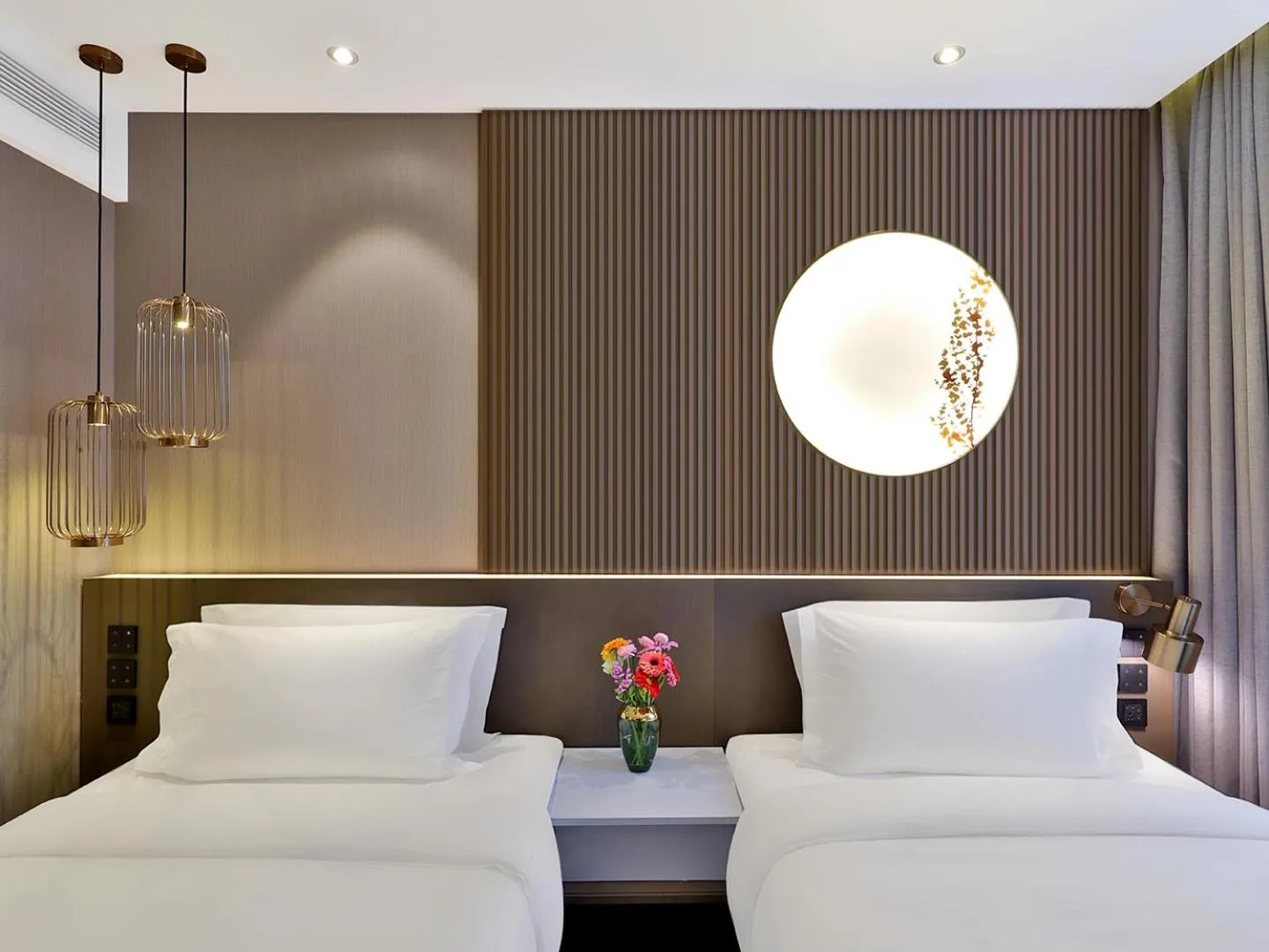 Bed in Crystal Orange Hotel Shanghai Hongqiao Jinhui Road