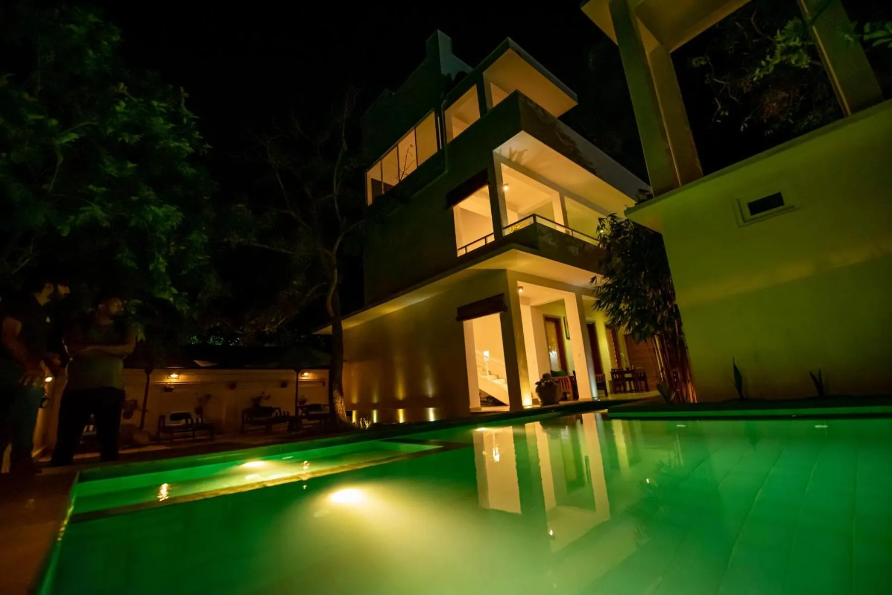 Pool view in The Residence Hikkaduwa