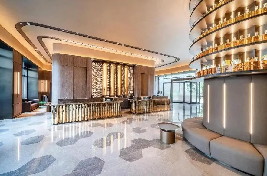 Lobby or reception in Shanghai Changfeng Business District Orange Crystal Hotel