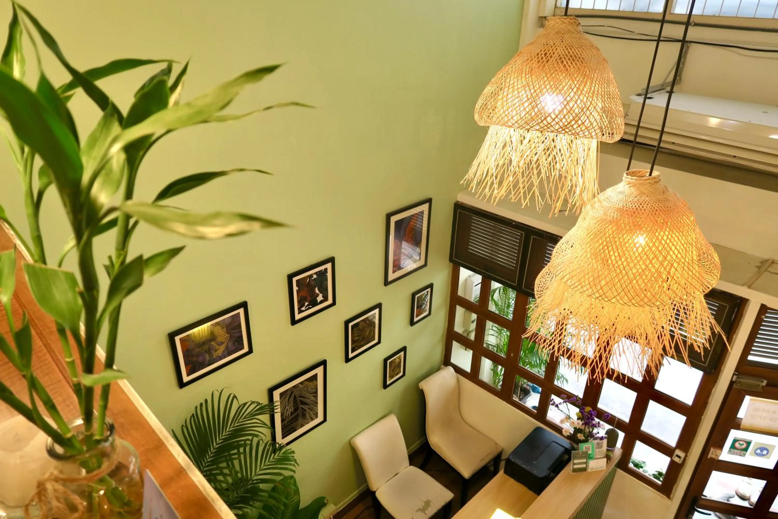 Lobby or reception in Les Fleurs Bangkok Hostel