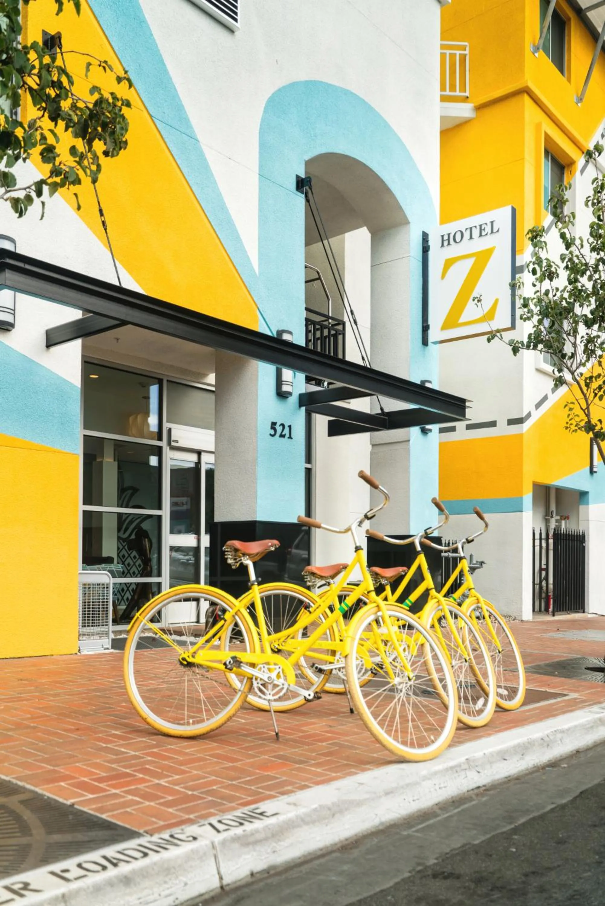 Cycling in Staypineapple, Hotel Z, Gaslamp San Diego