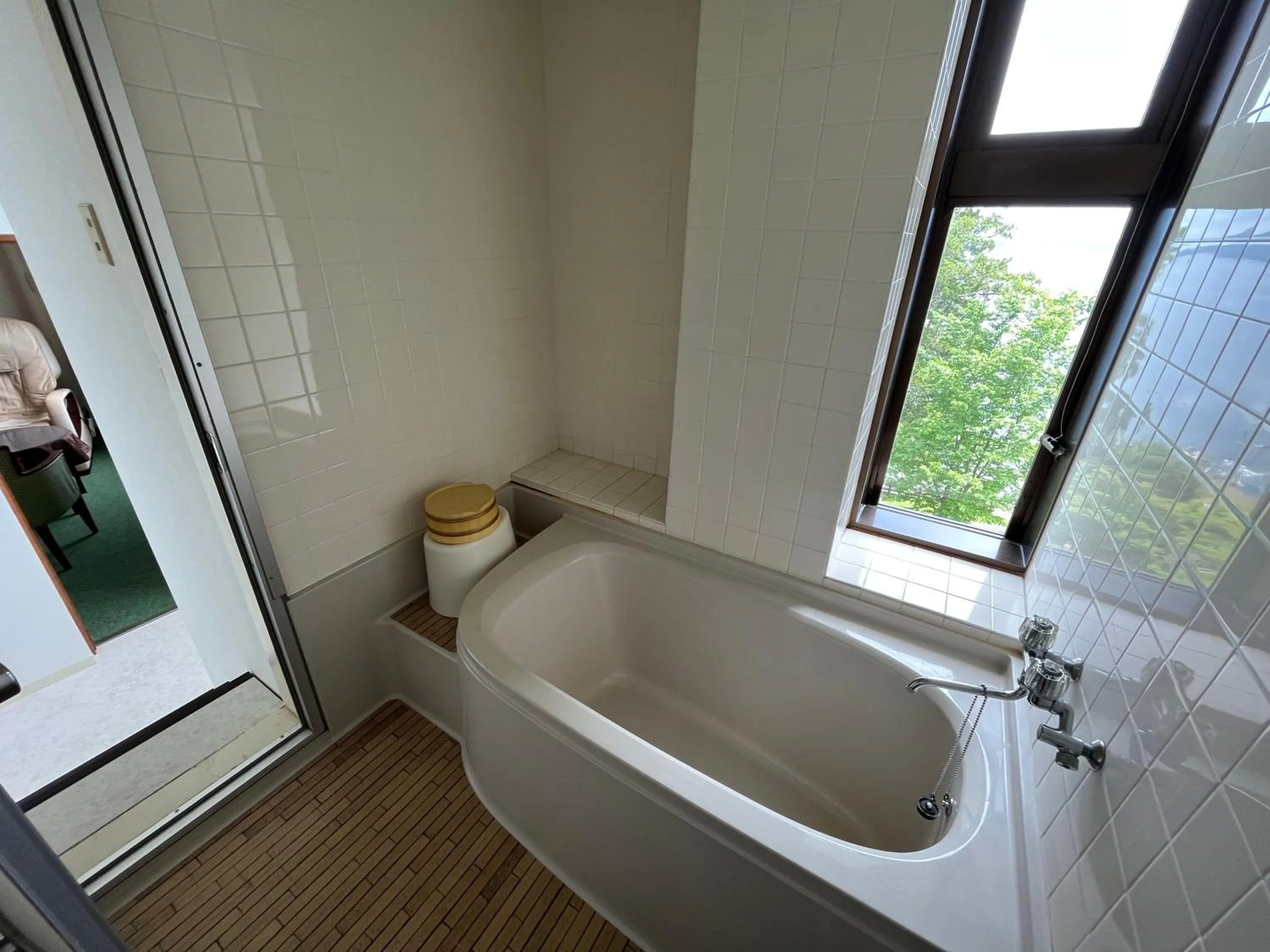 Bathroom in Sapporo's Secret Onsen Sanctuary Marukoma Onsen Ryokan