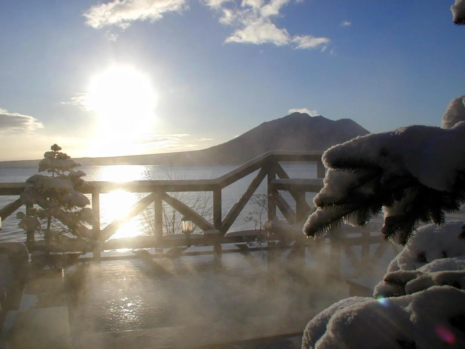 Sunrise in Sapporo's Secret Onsen Sanctuary Marukoma Onsen Ryokan