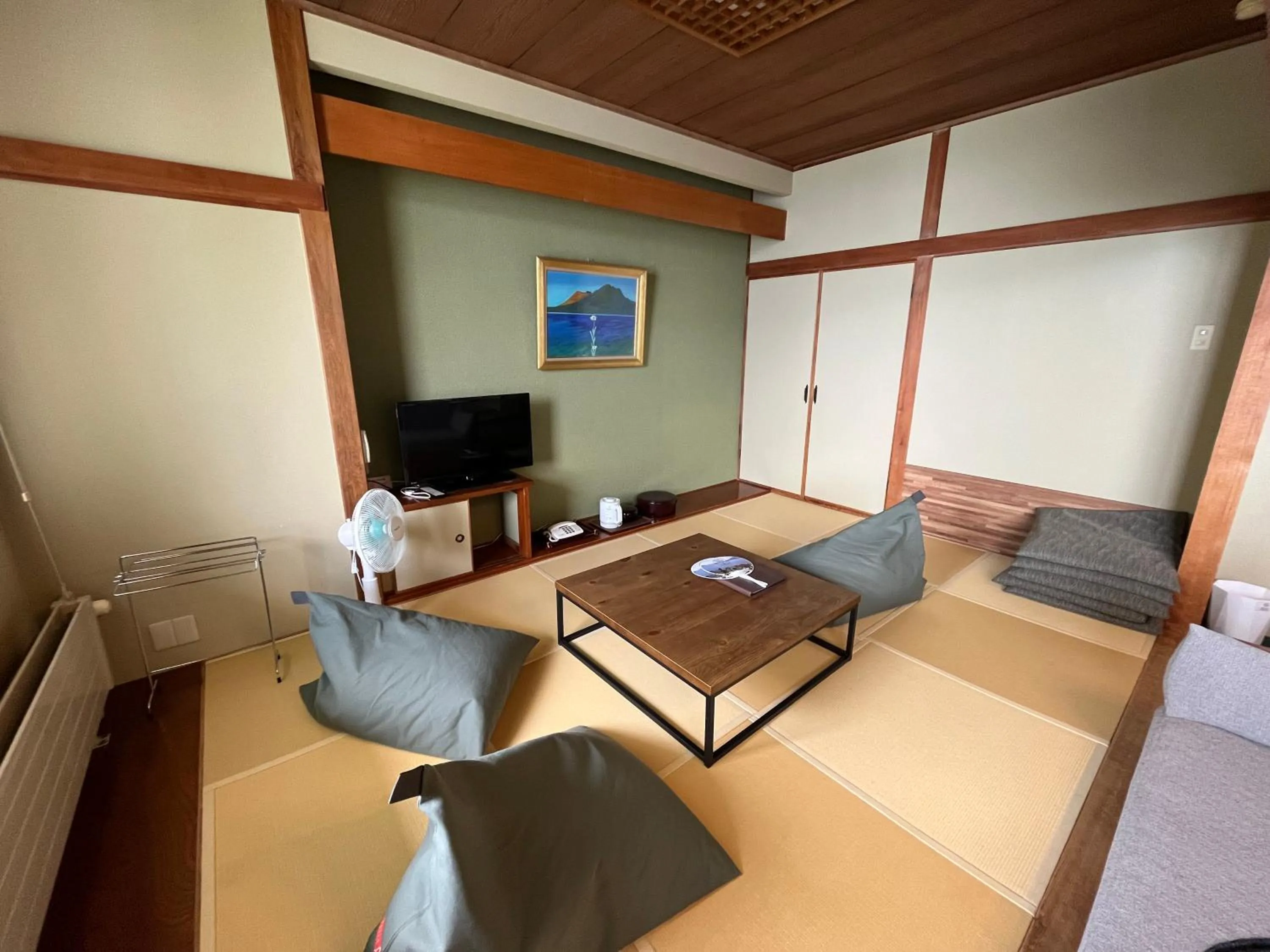 Living room in Sapporo's Secret Onsen Sanctuary Marukoma Onsen Ryokan