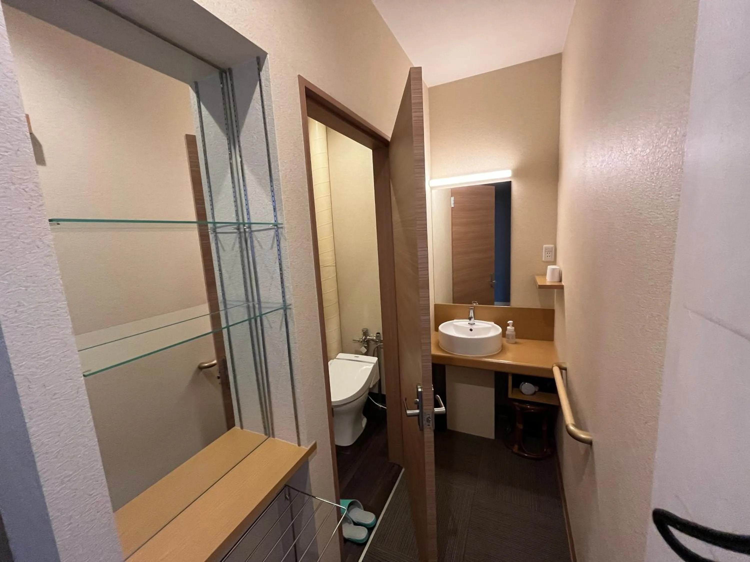 Toilet in Sapporo's Secret Onsen Sanctuary Marukoma Onsen Ryokan