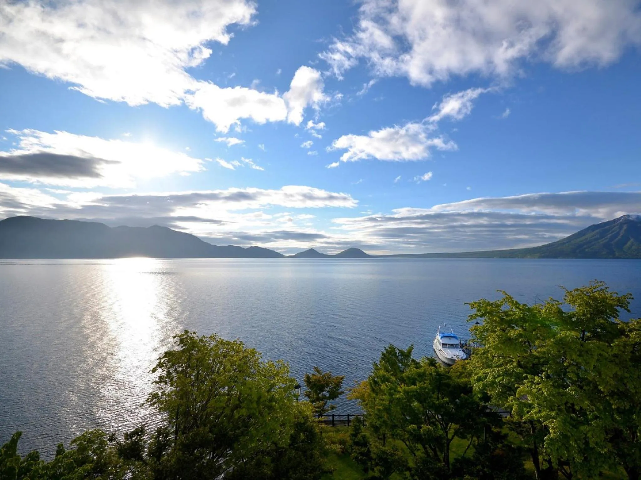 Lake view in Sapporo's Secret Onsen Sanctuary Marukoma Onsen Ryokan