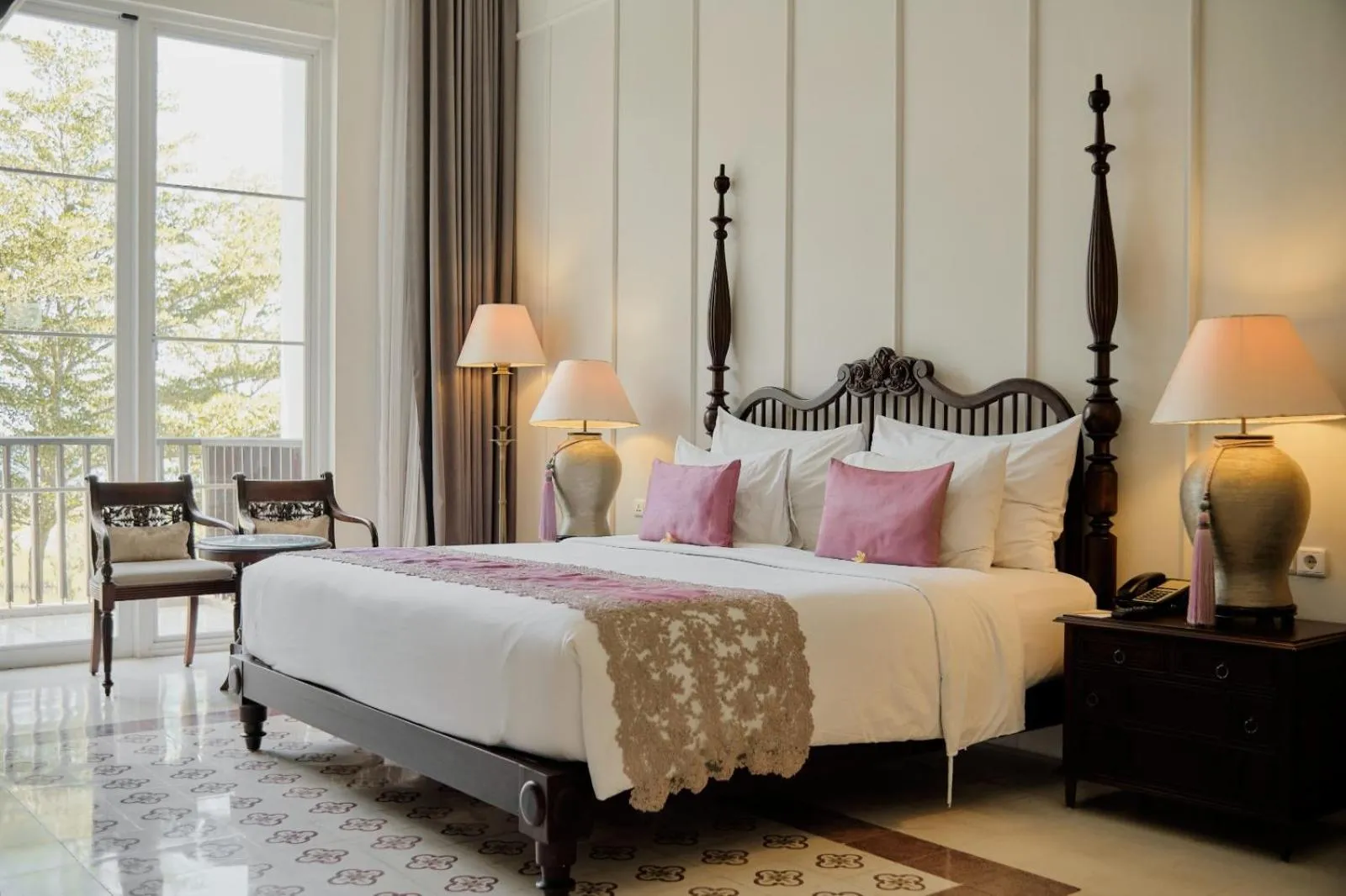 Bed in Rumah Luwih Bali by IHG